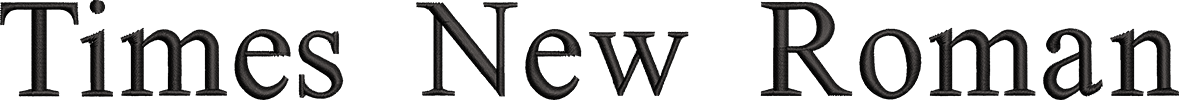 Times New Roman