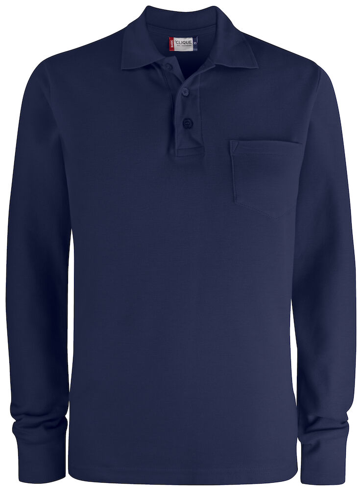 Basic Polo Pocket L/S - Afbeelding 6