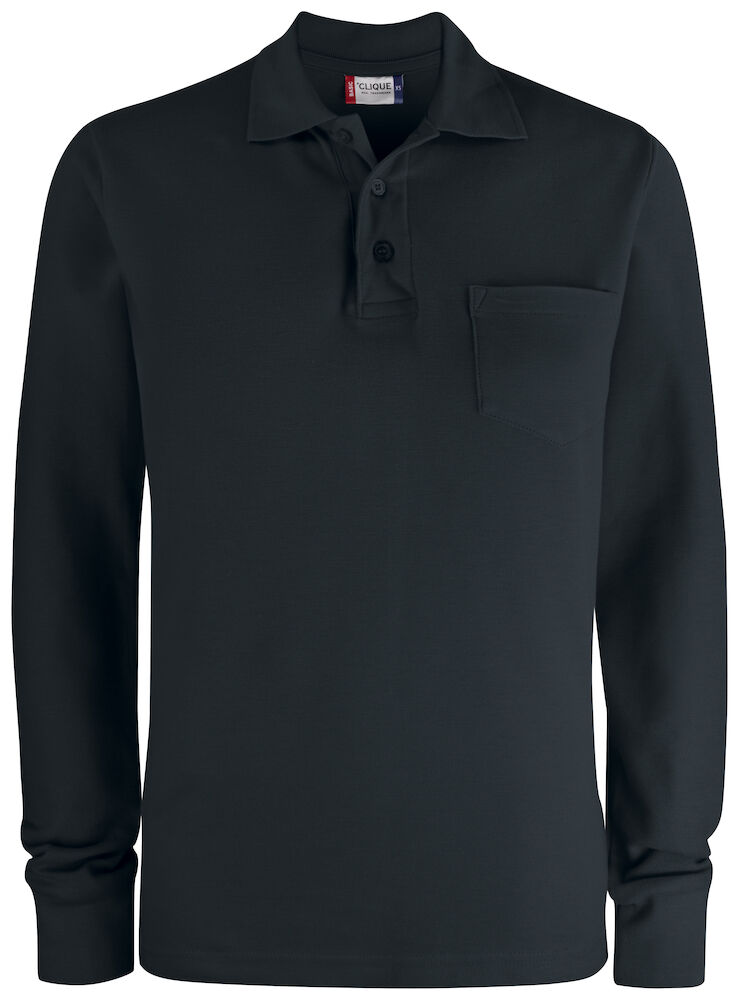 Basic Polo Pocket L/S - Afbeelding 5