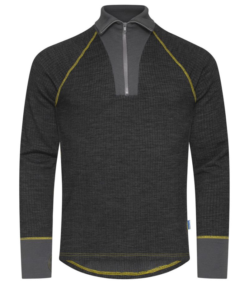 3110 Thermisch T-shirt met korte ritssluiting