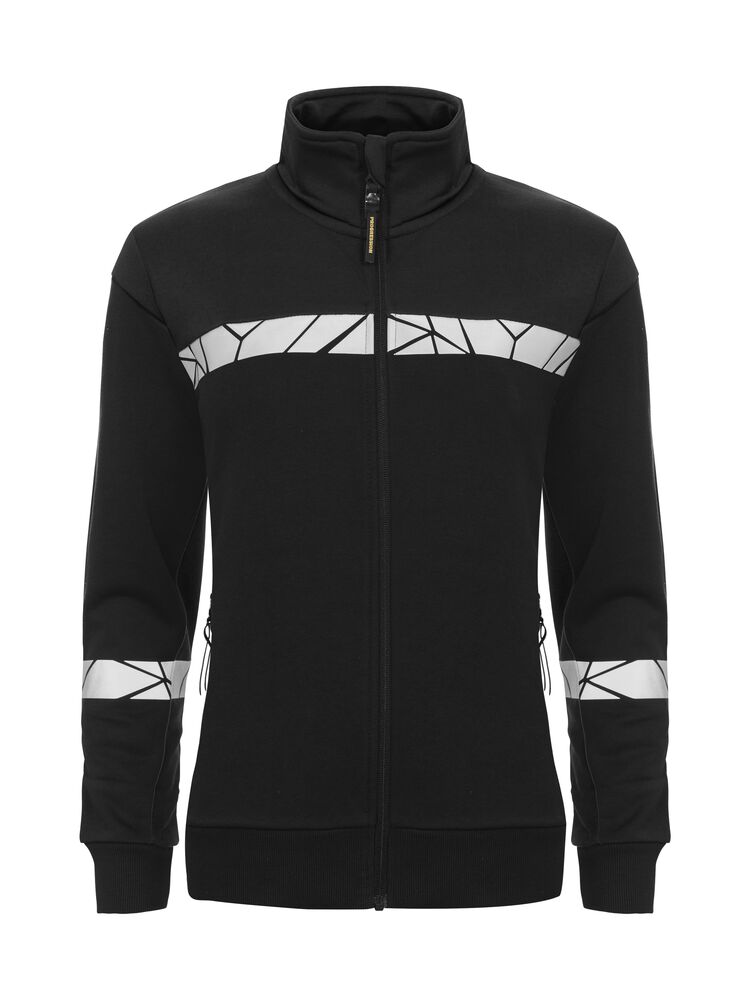 7105 Sweater met volledige ritssluiting dames