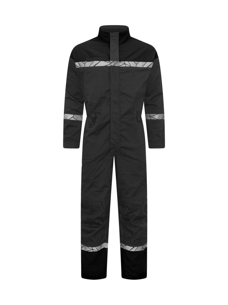 7601 Stretch overall met kniezakken