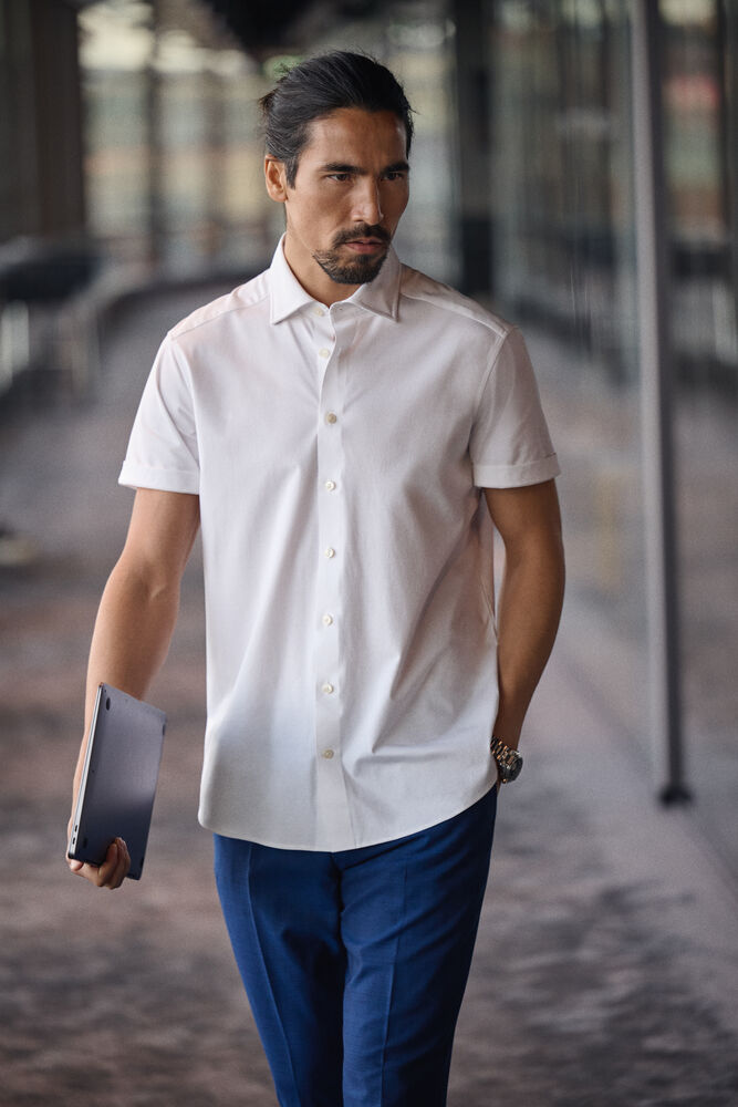 Indigo Bow 132 S/S Hemd Regular Fit Heren - Afbeelding 12