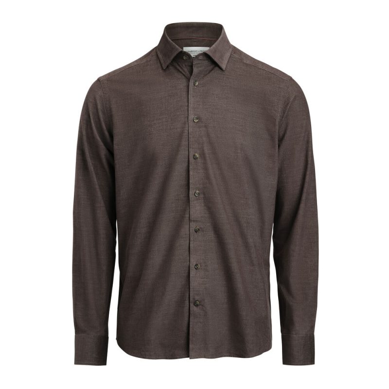 Indigo Bow 134 Cord Shirt Tailored Fit M