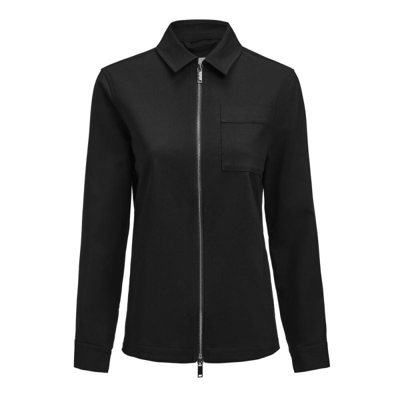 Modern Zip Overshirt Woman Overshirt Dames