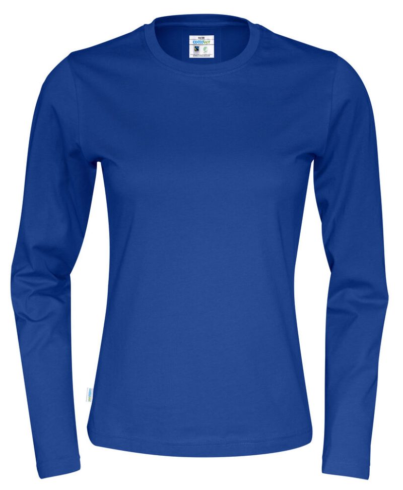 T-SHIRT LONG SLEEVE LADY - GOTS GECERTIFICEERD