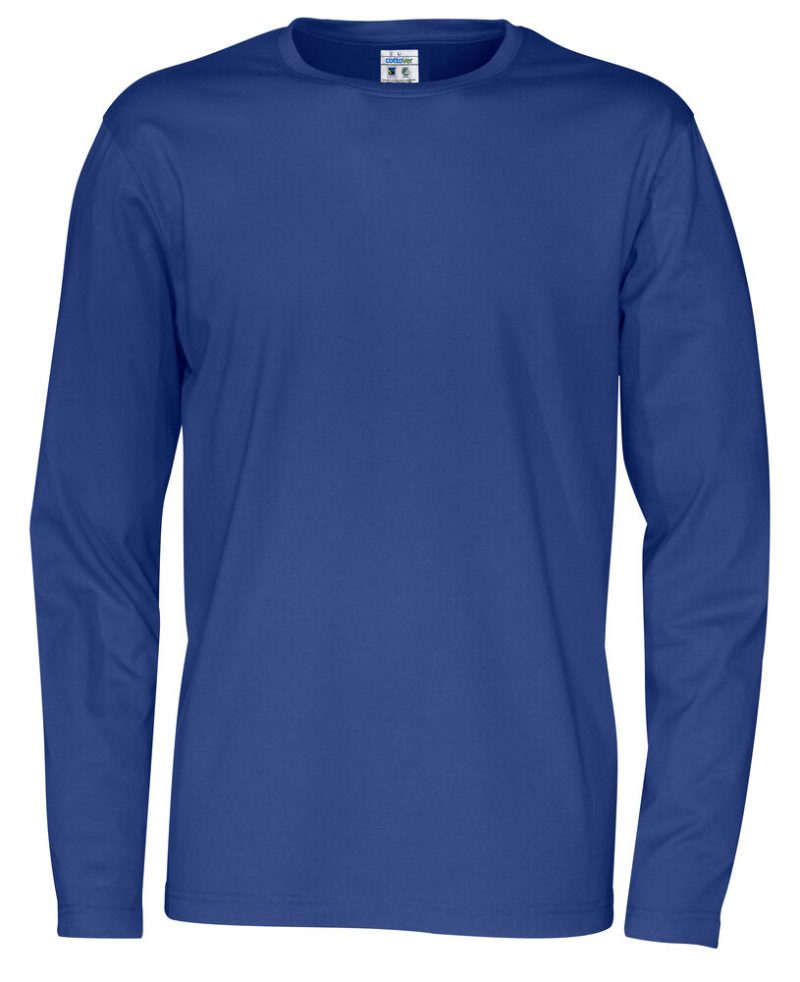 T-SHIRT LONG SLEEVE MAN - GOTS GECERTIFICEERD