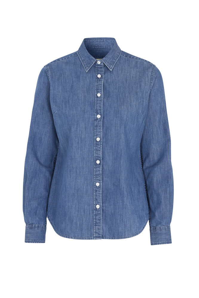 DENIM SHIRT LADY - GOTS GECERTIFICEERD