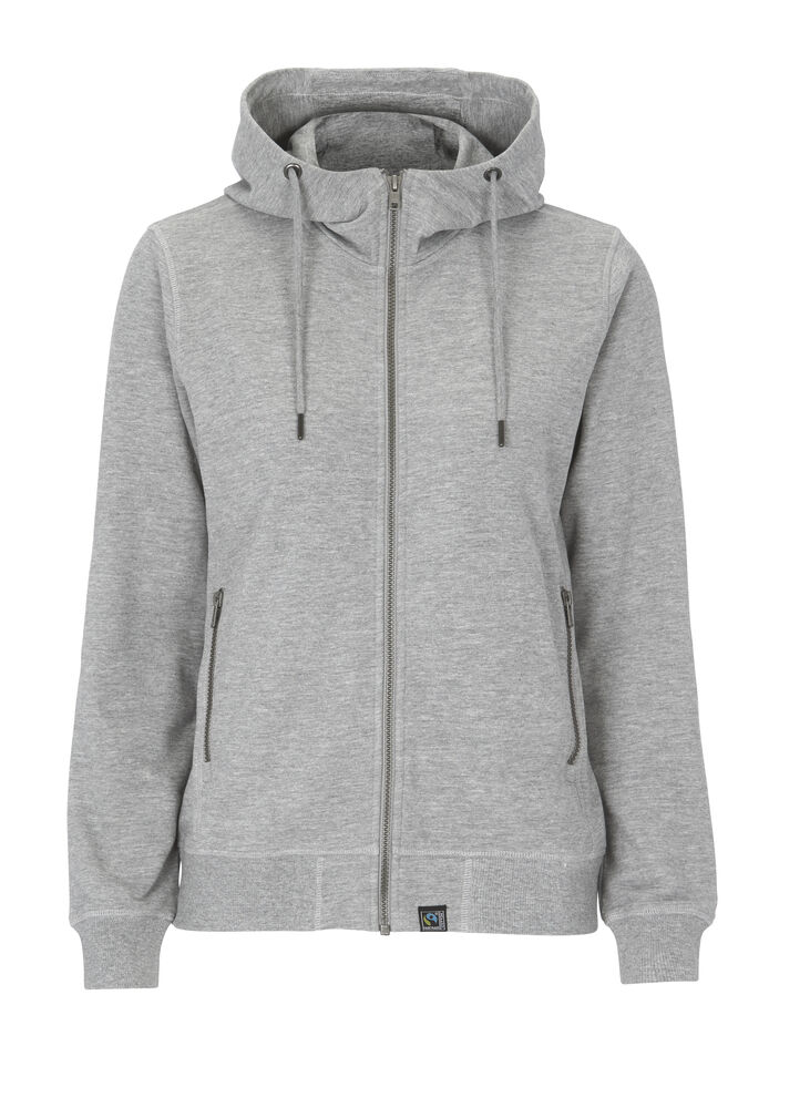F. Terry Full-Zip hoody lady