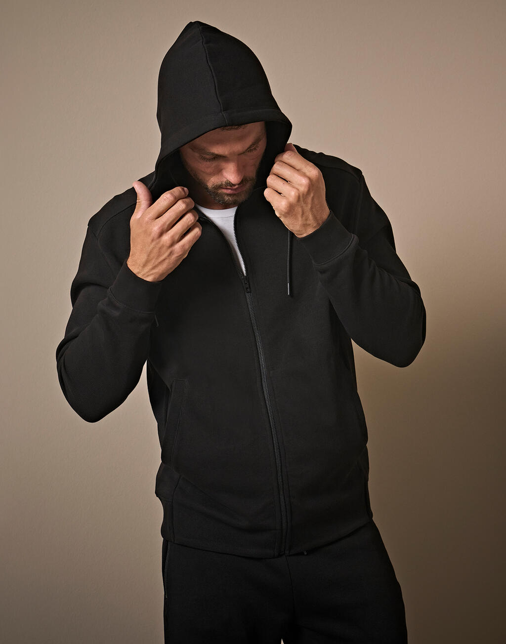 Ribbed Interlock Hooded Full Zip - Afbeelding 6