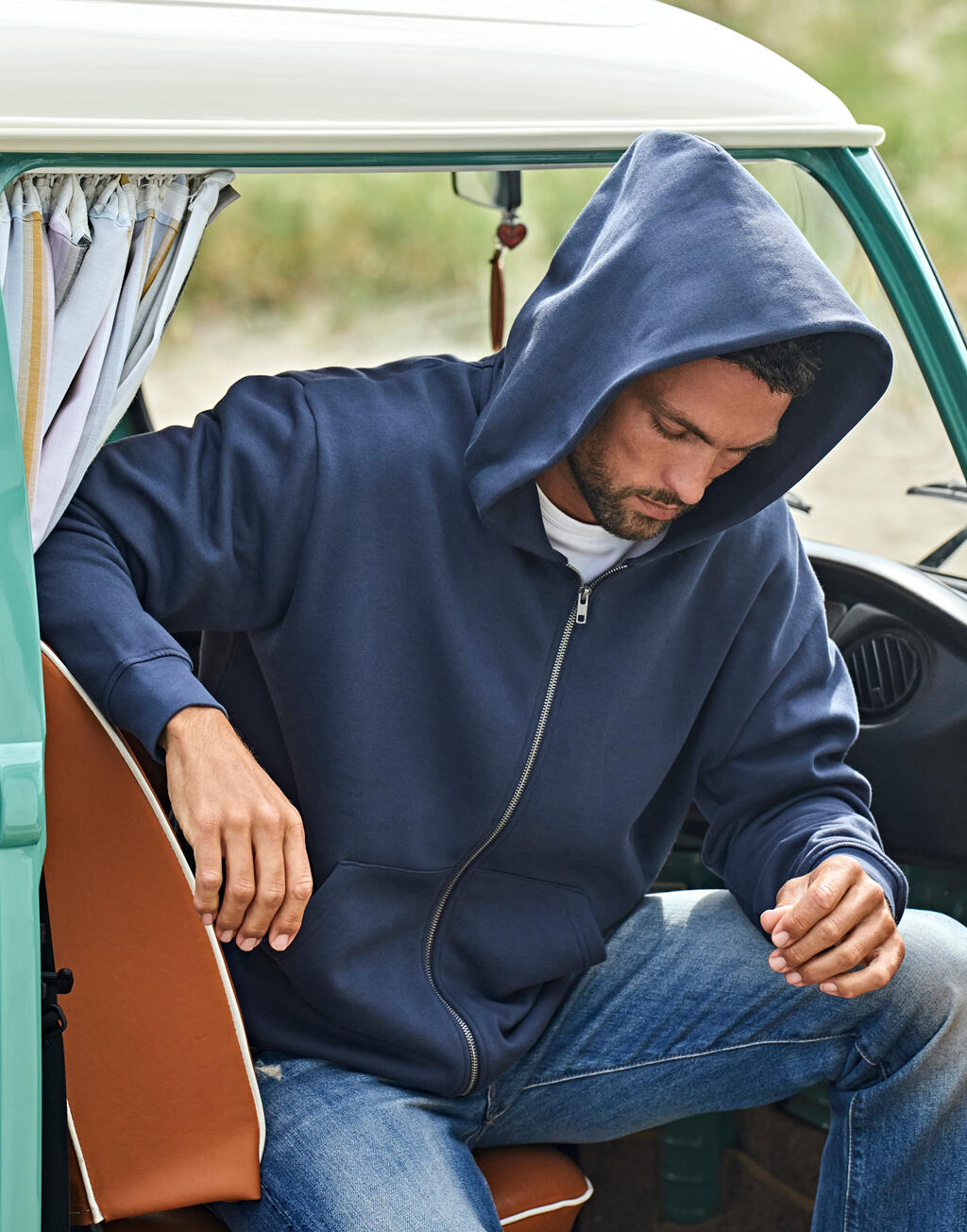 Urban Hooded Full Zip Sweatshirt - Afbeelding 8