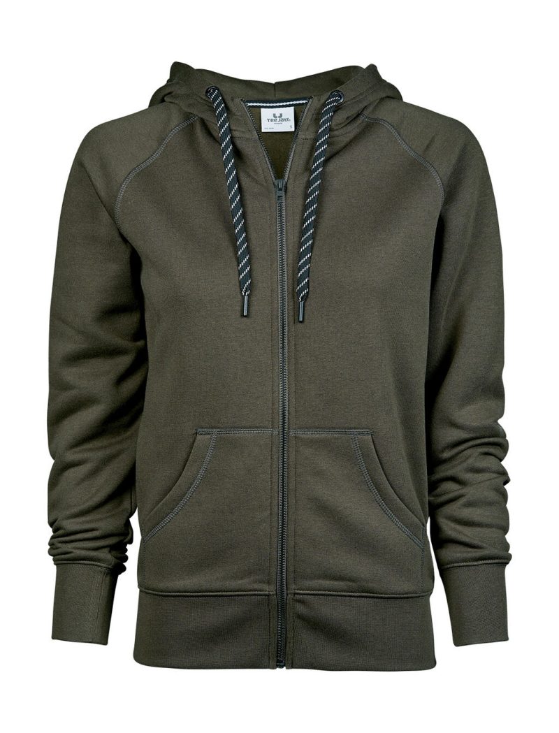 Ladies` Fashion Full Zip Hood