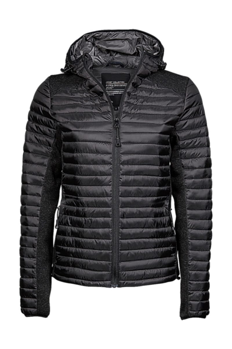 Ladies` Hooded Outdoor Crossover Jacket