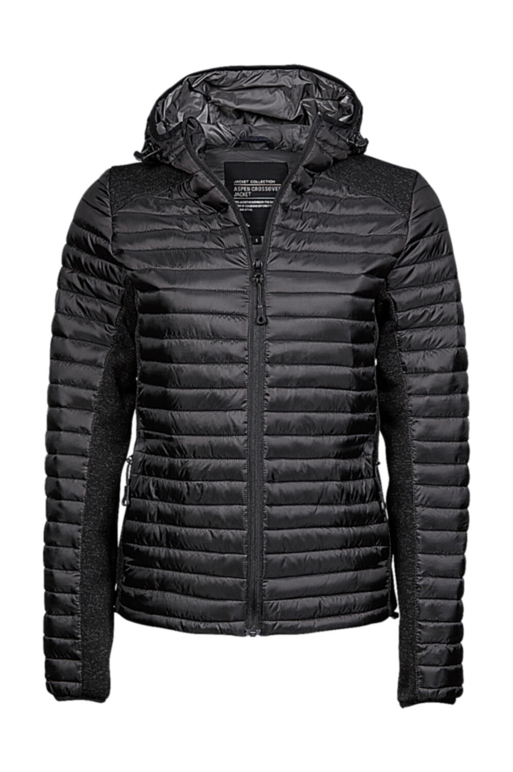 Ladies` Hooded Outdoor Crossover Jacket