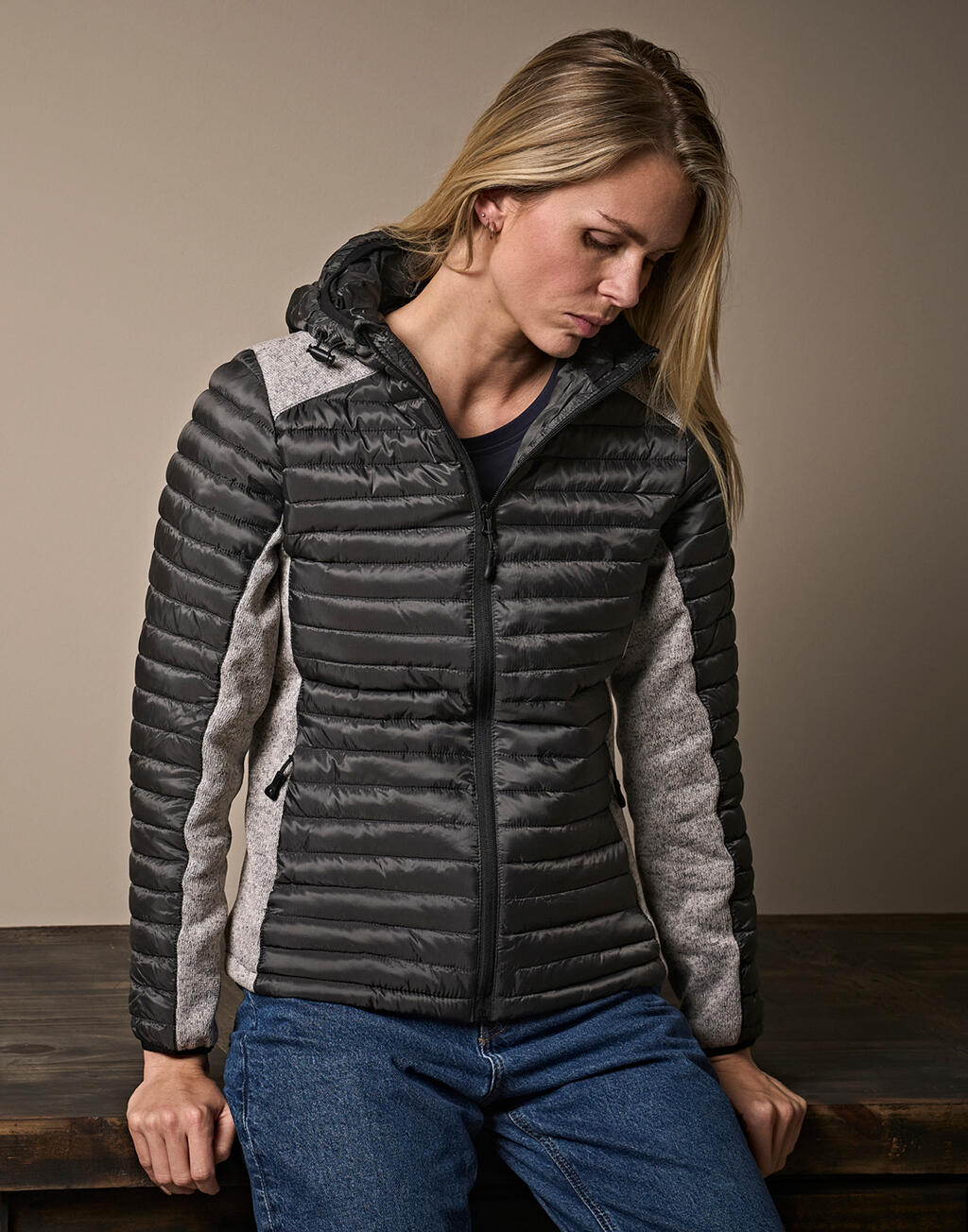 Ladies` Hooded Outdoor Crossover Jacket - Afbeelding 7