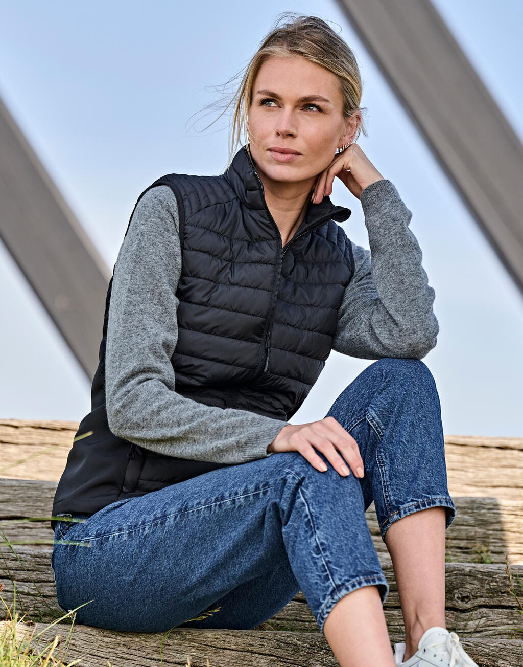 Ladies` Crossover Bodywarmer - Afbeelding 6
