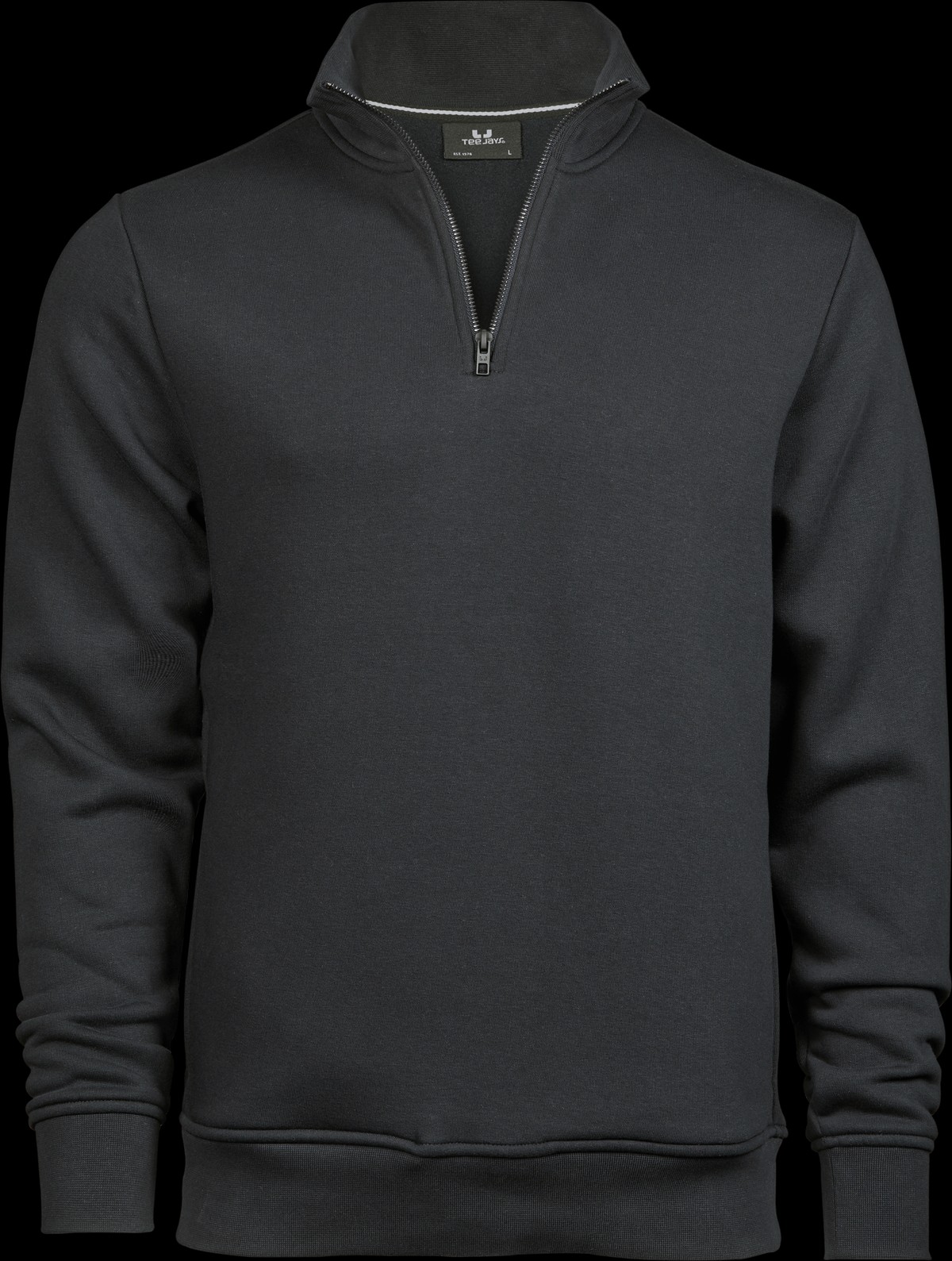 Tee Jays Half Zip Sweatshirt Dark Grey