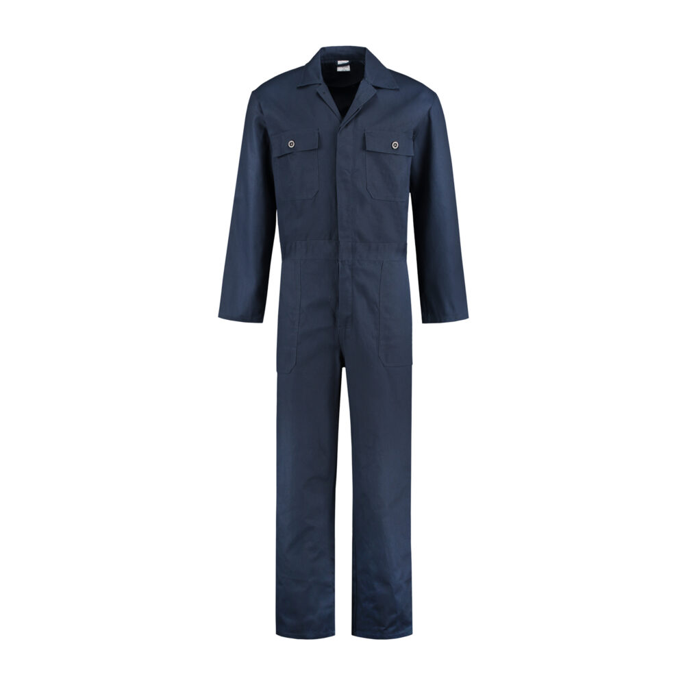Overall verdekte knoopsluiting