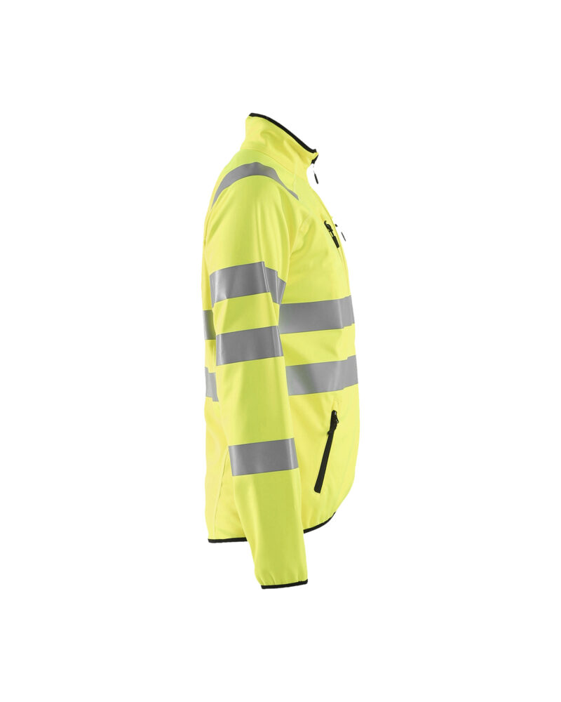 Blåkläder Dames Softshell jack High Vis 4926 - High Vis Geel zijkant