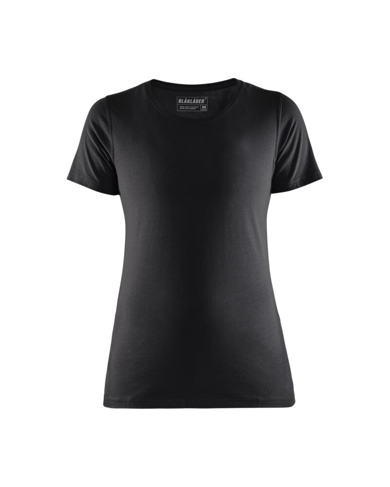 Blåkläder Dames T-shirt 3334 - Zwart voorkant