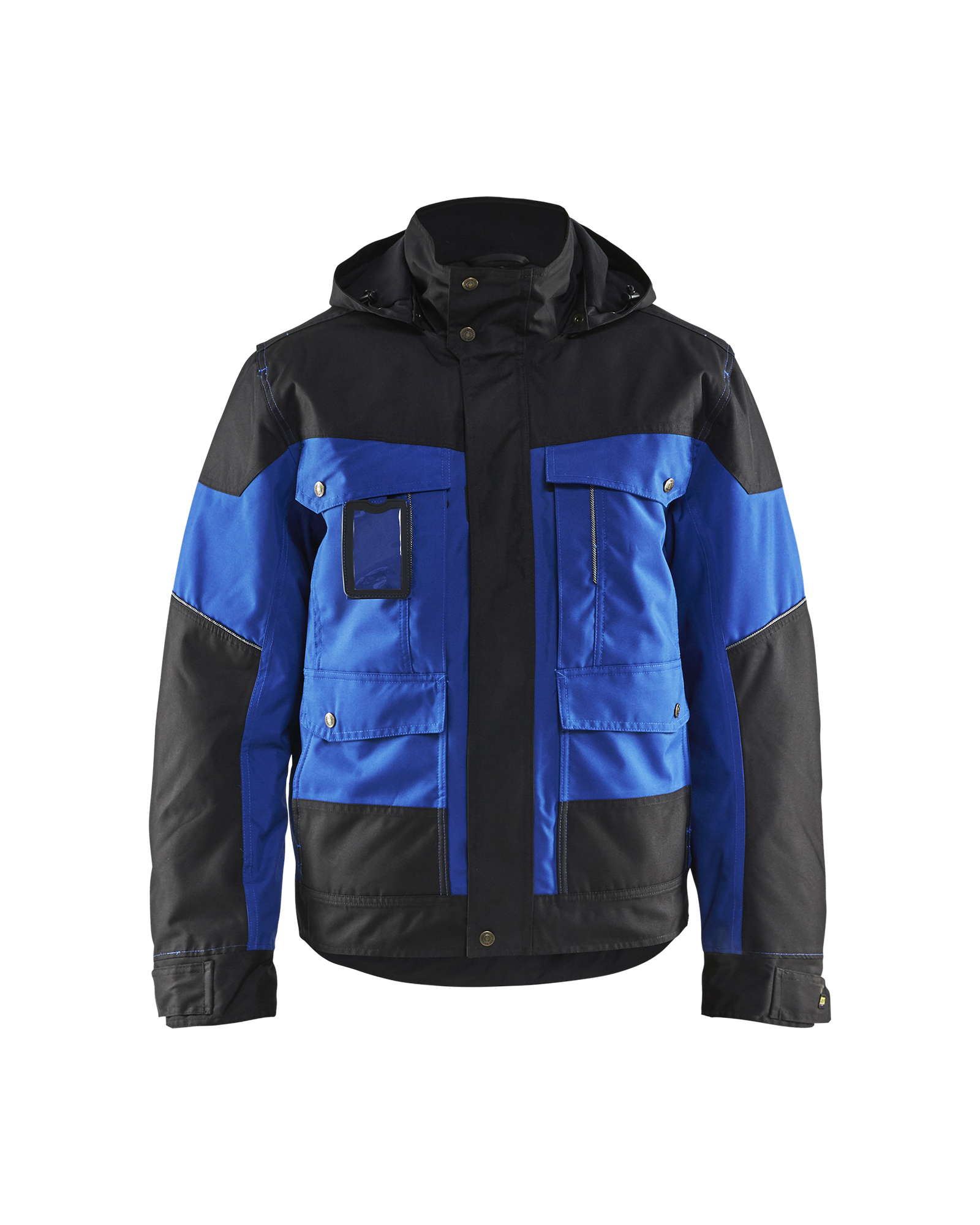 Blåkläder Winterjas 4886 - korenblauw/zwart voorkant