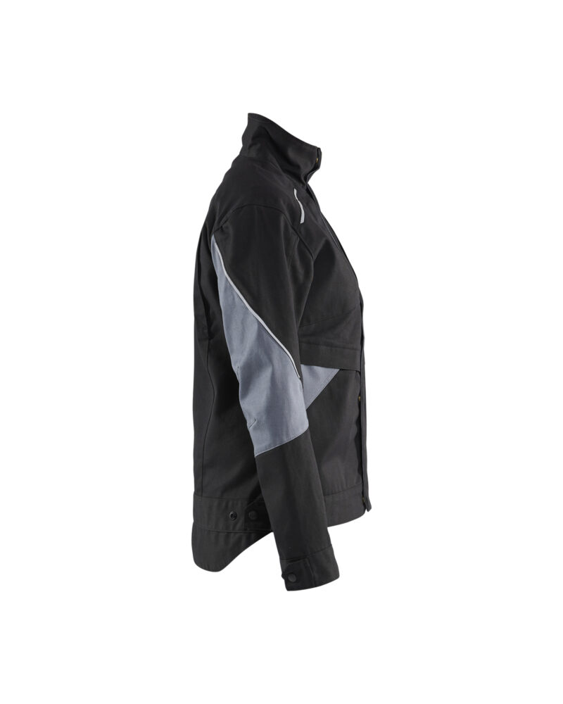 Blåkläder Dames Vlamvertragend jack 4071 - Zwart/Grijs zijkant
