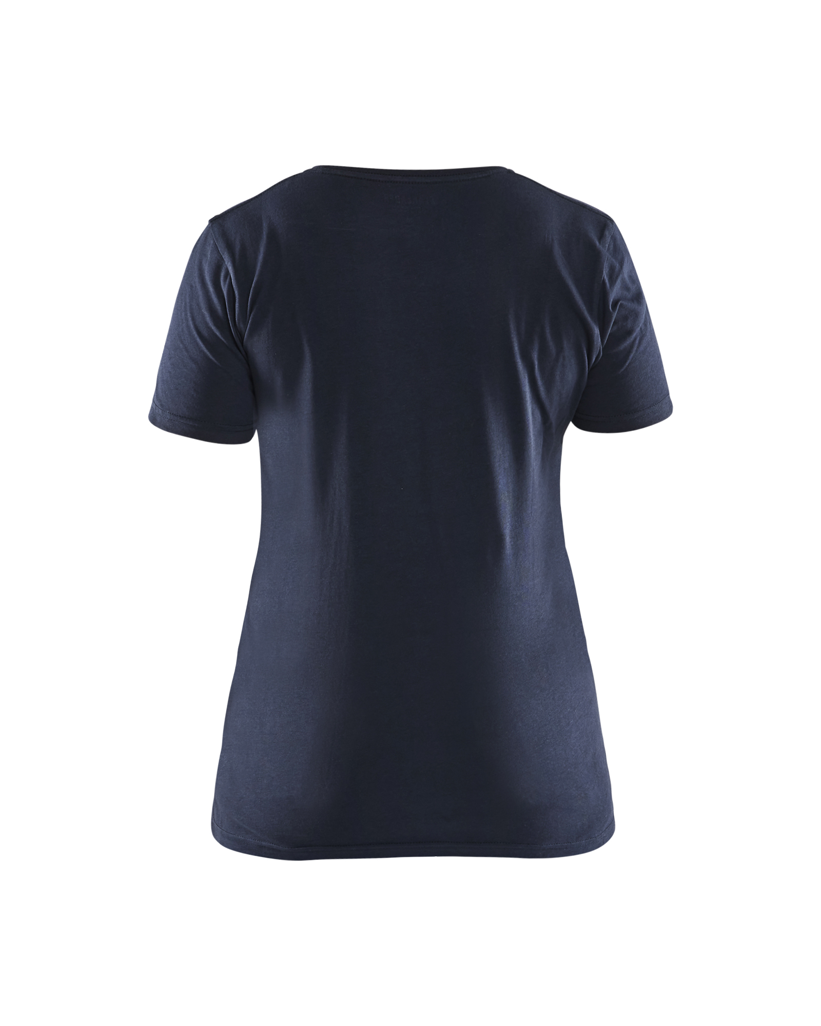 Blåkläder Dames T-shirt bi-colour 3479 - Donker marineblauw / High Vis Geel achterkant