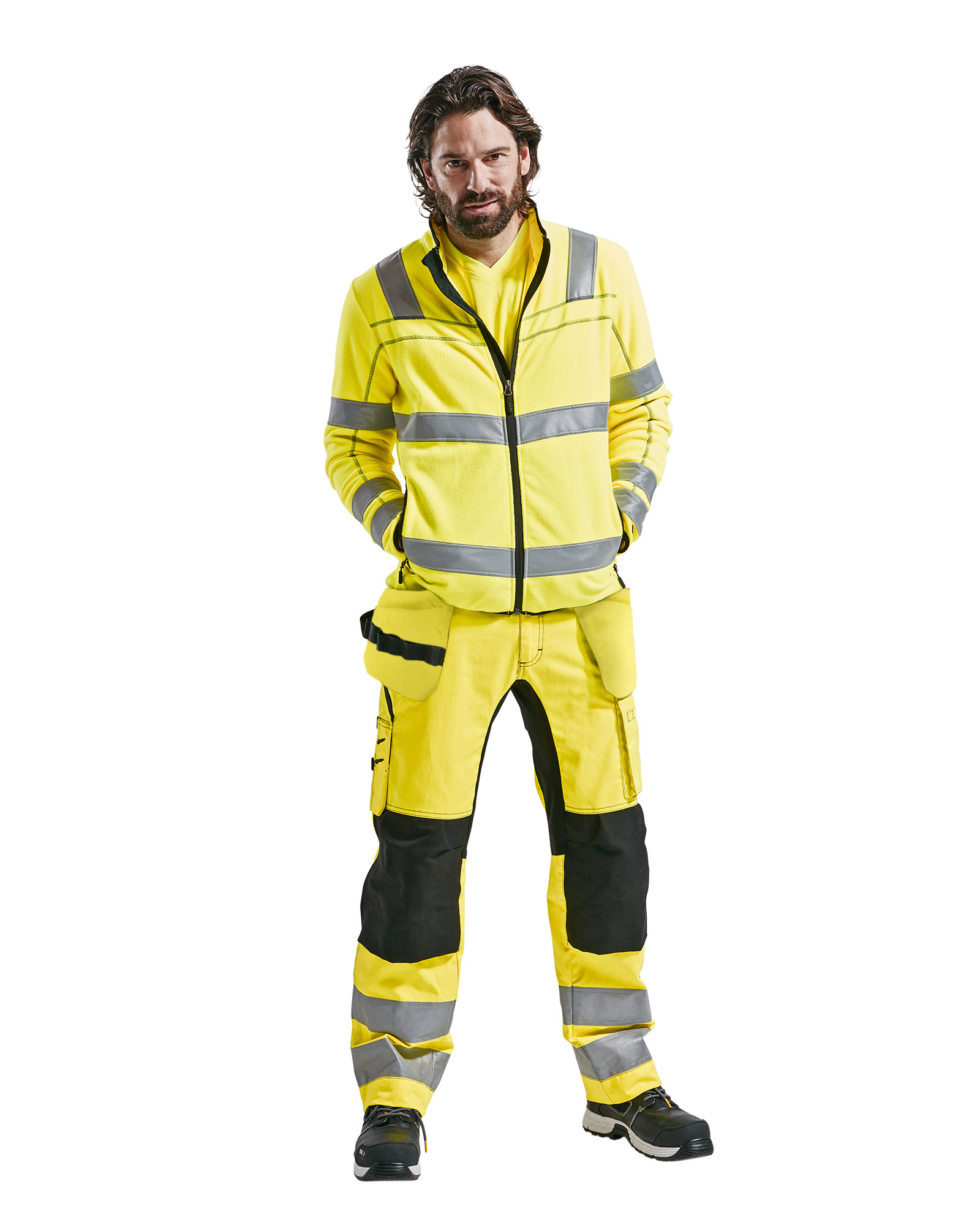Blåkläder Microfleecevest High Vis 4941 detail 1