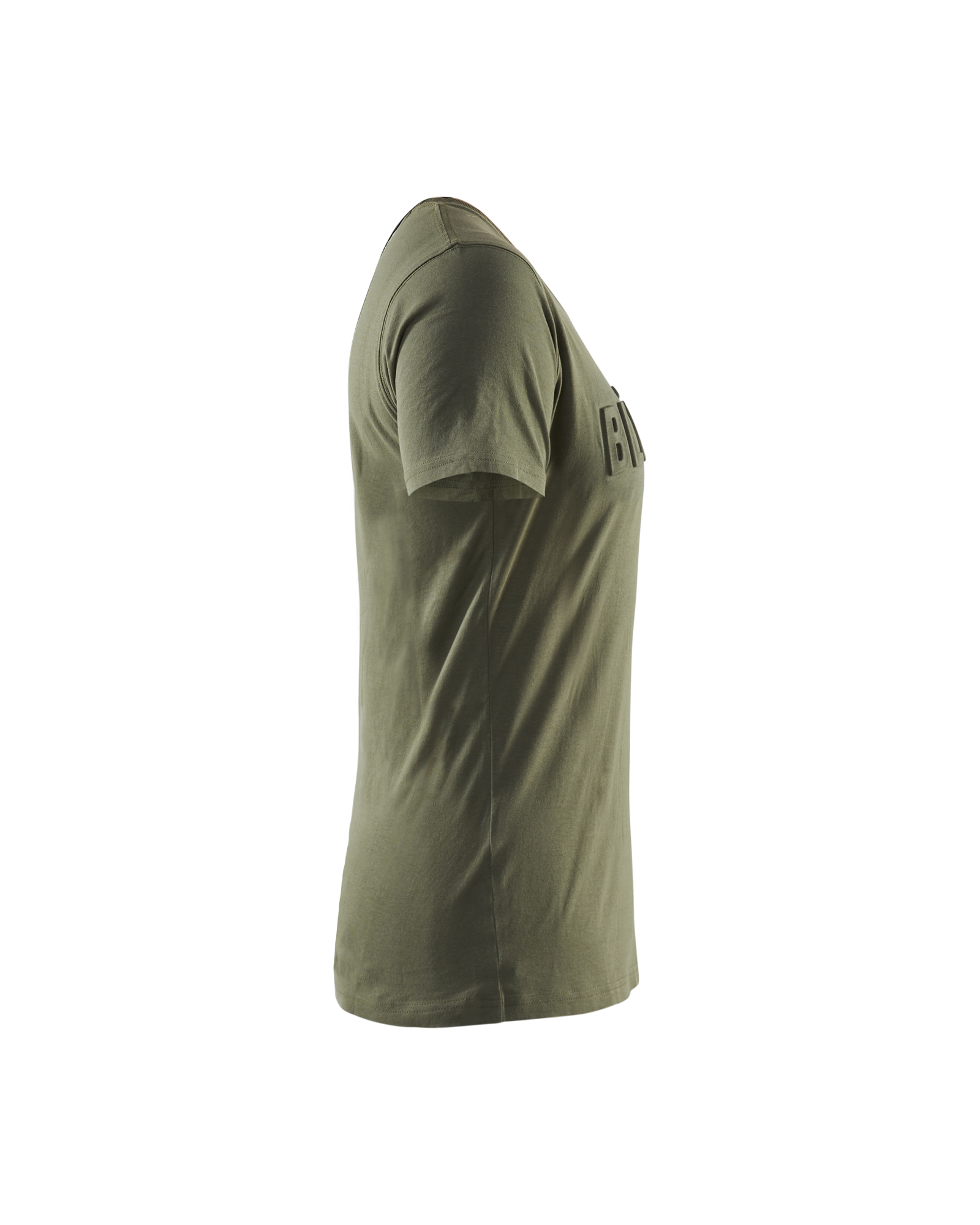 Blåkläder Dames T-shirt 3D 3431 - Herfstgroen zijkant