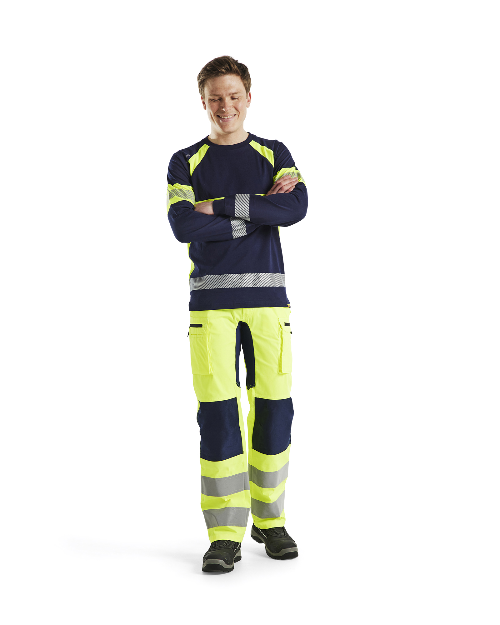 Blåkläder T-shirt lange mouwen High Vis 3510 detail 2
