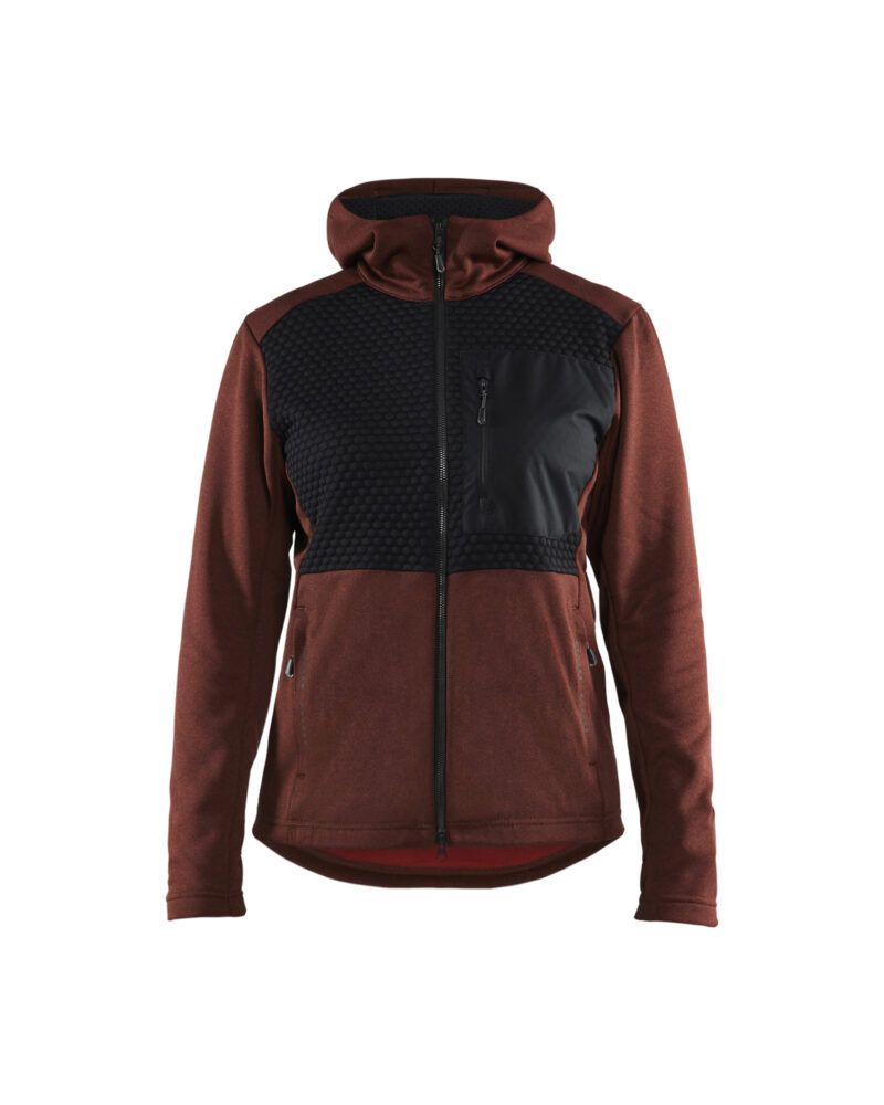 Blåkläder Dames Hooded sweatshirt met rits 3542
