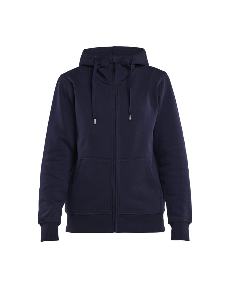 Blåkläder Dames hooded sweatshirt met rits 3395