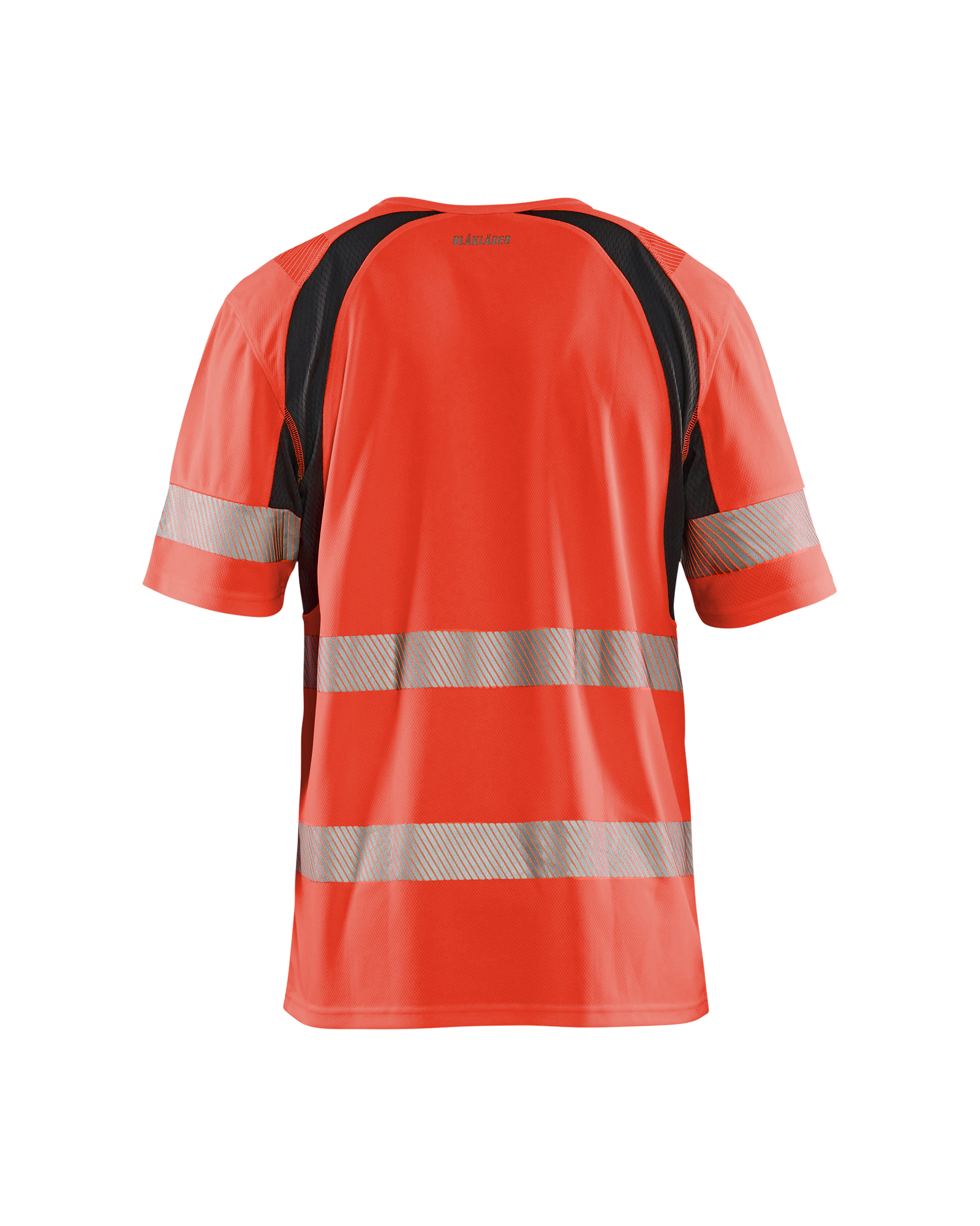 Blåkläder UV-T-shirt High Vis 3397 - High Vis Rood/Zwart achterkant