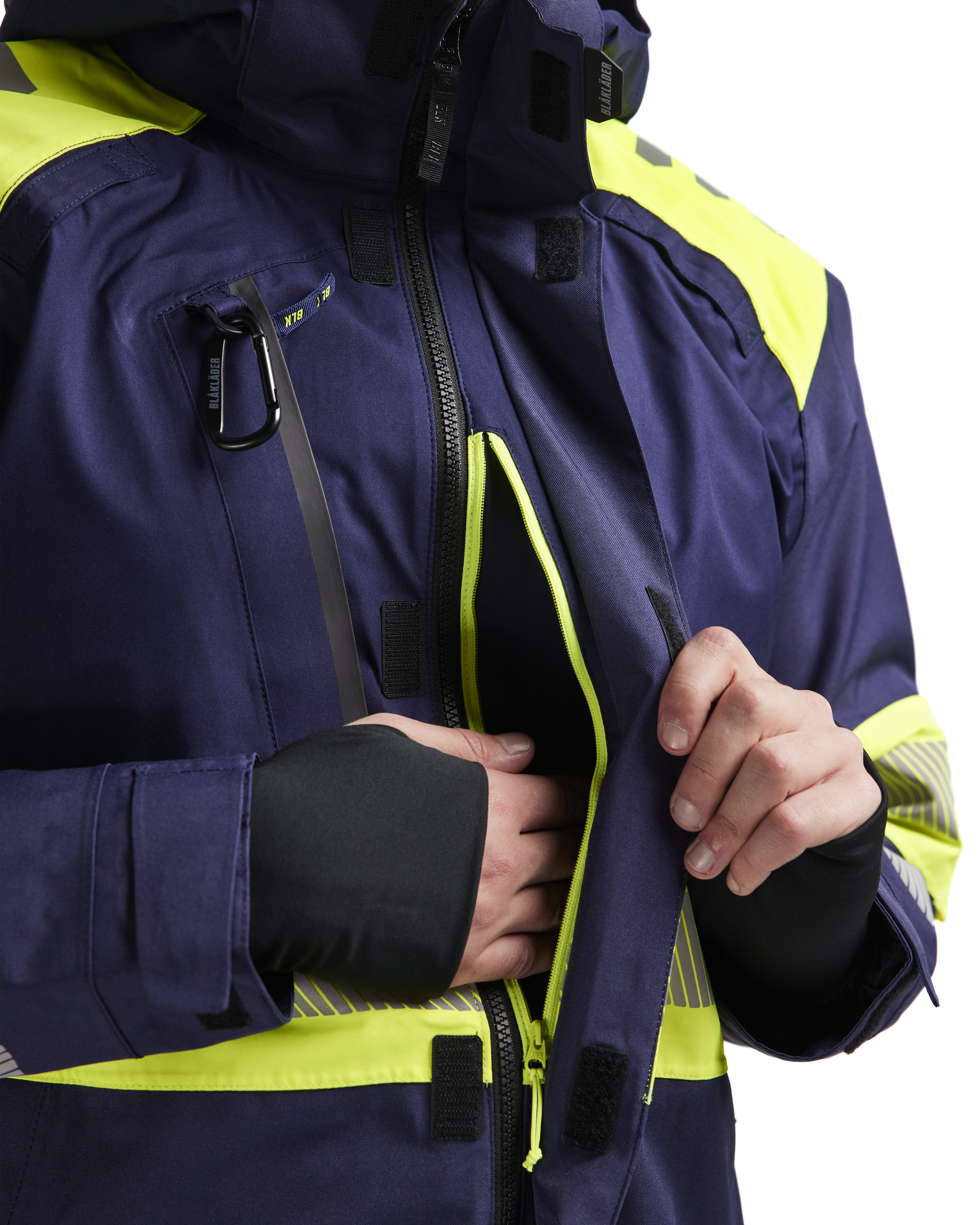 Blåkläder Shell jack High Vis 4420 detail 3
