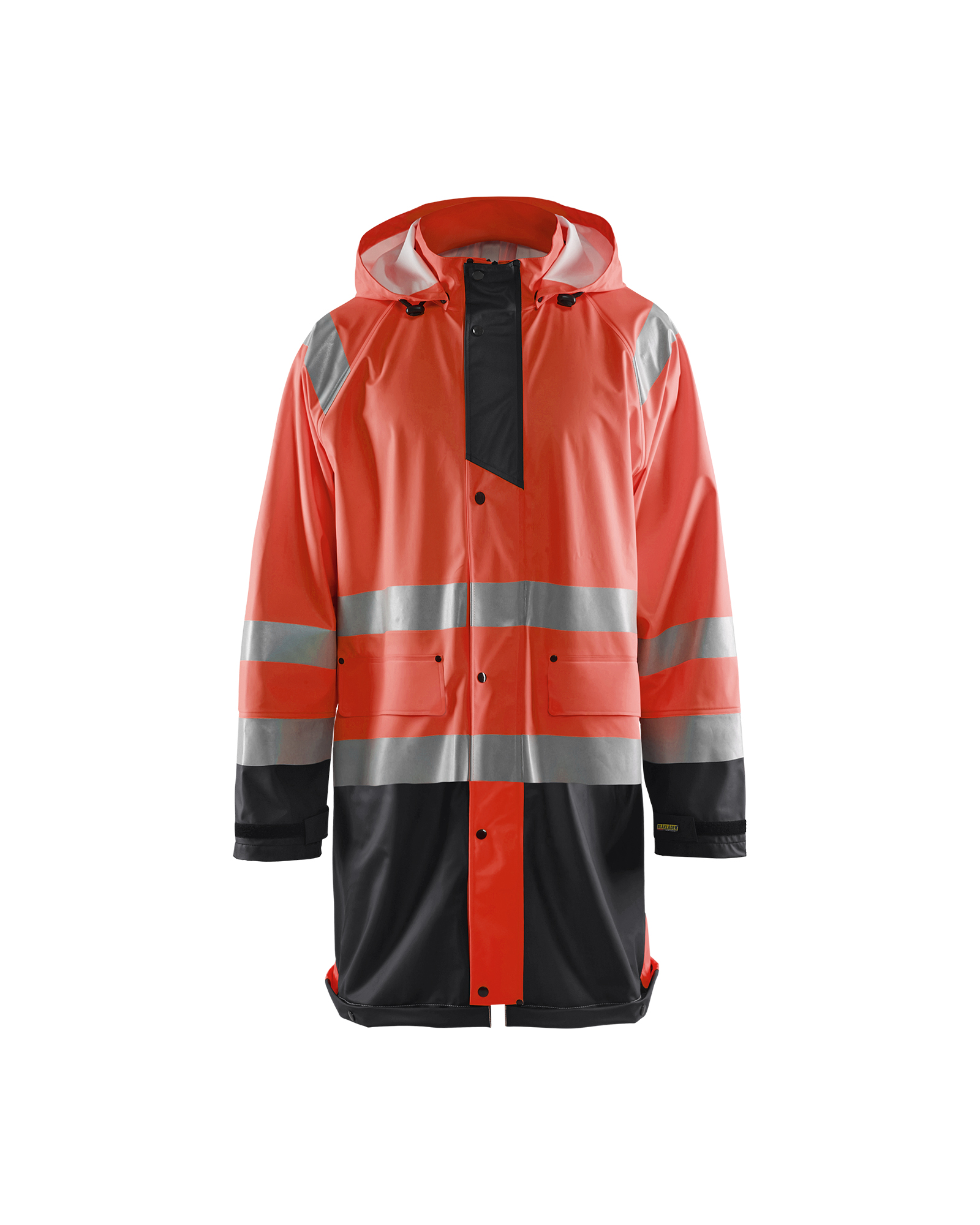 Blåkläder Regenparka High vis LEVEL 1 4324 - High Vis Rood/Zwart voorkant