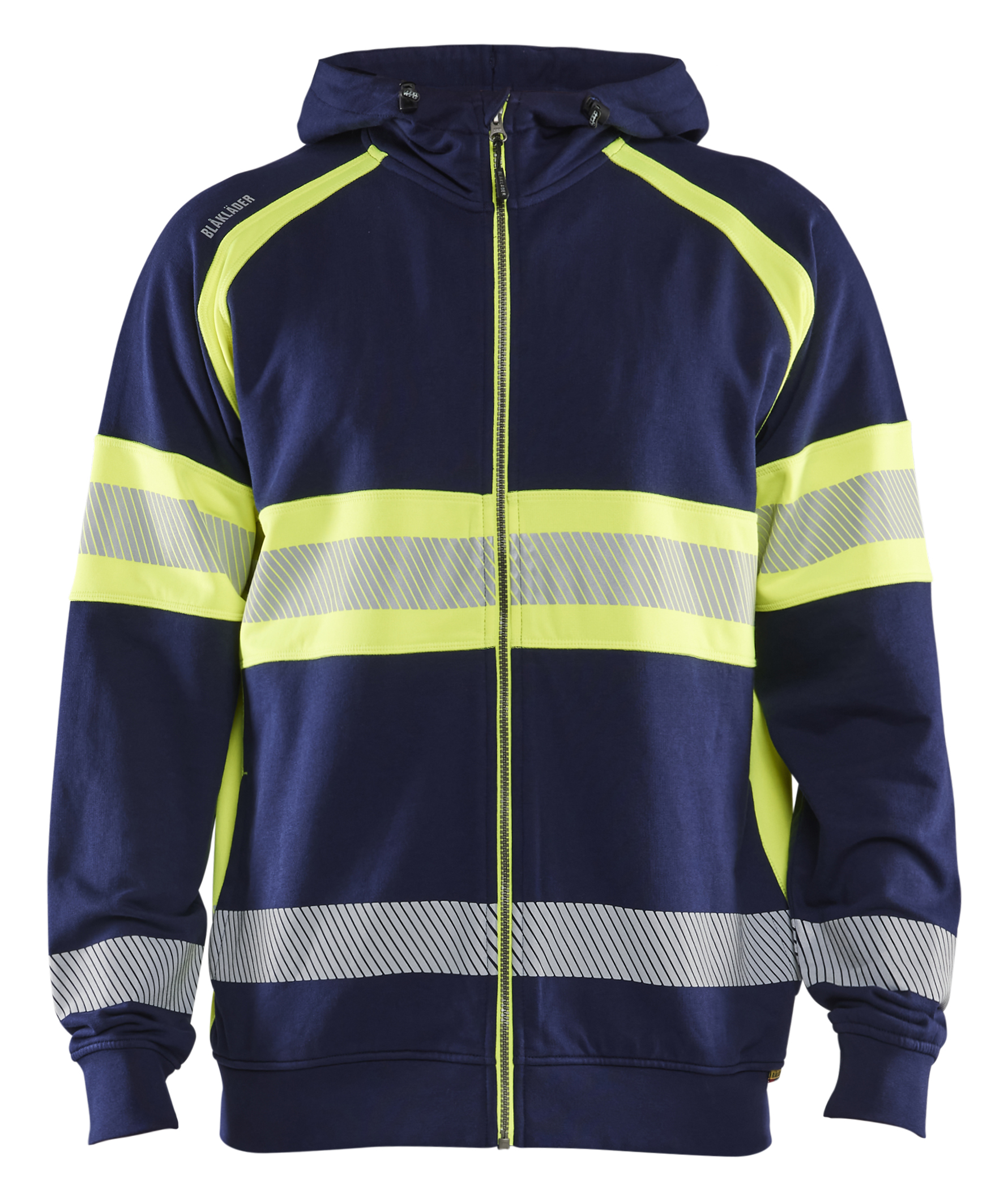 Blåkläder Hooded sweatshirt met rits High Vis 3552 - Afbeelding 3