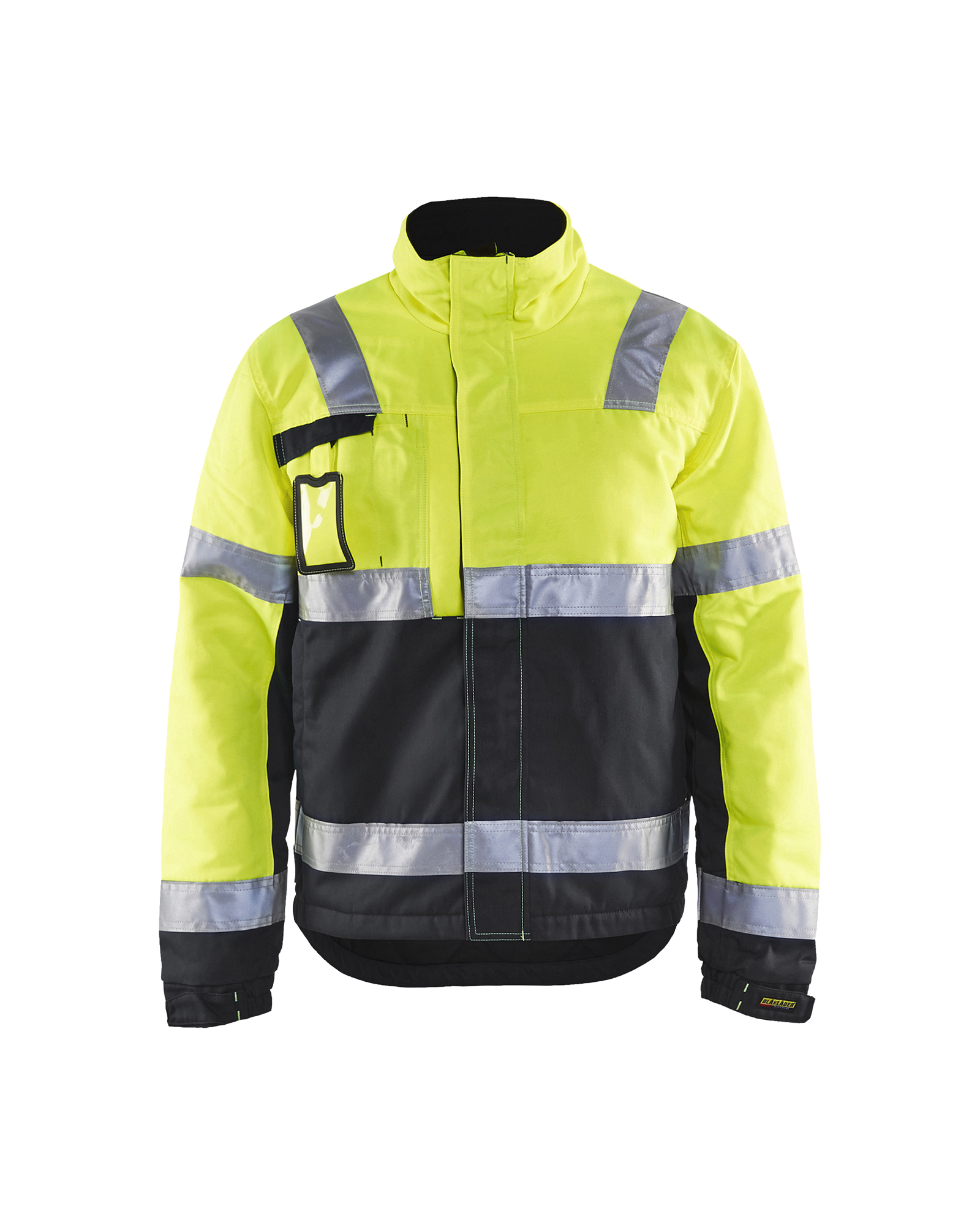 Blåkläder Winterjas High Vis 4862 - High Vis Geel/Zwart voorkant