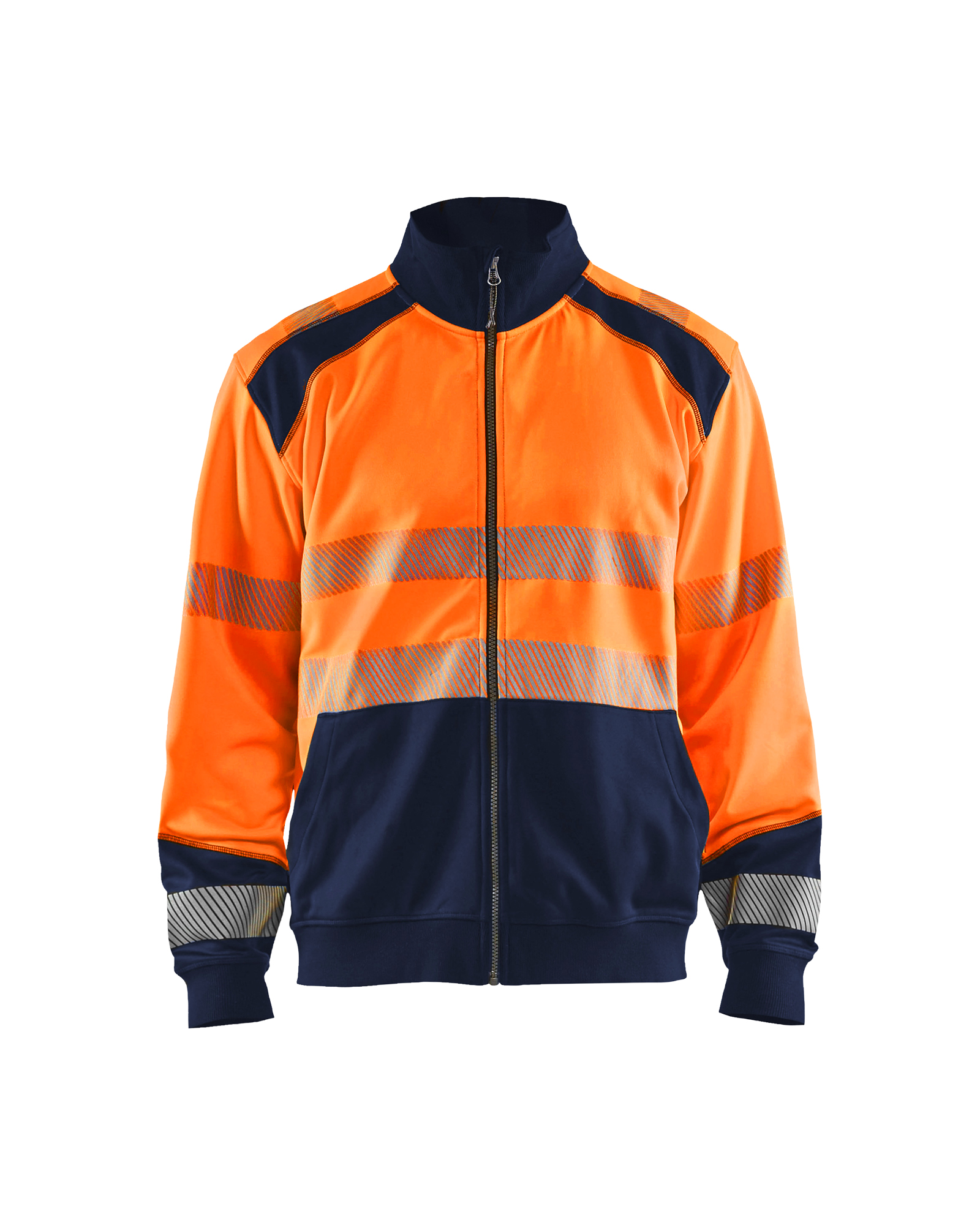 Blåkläder Sweatshirt met rits High Vis 3558 - Afbeelding 6