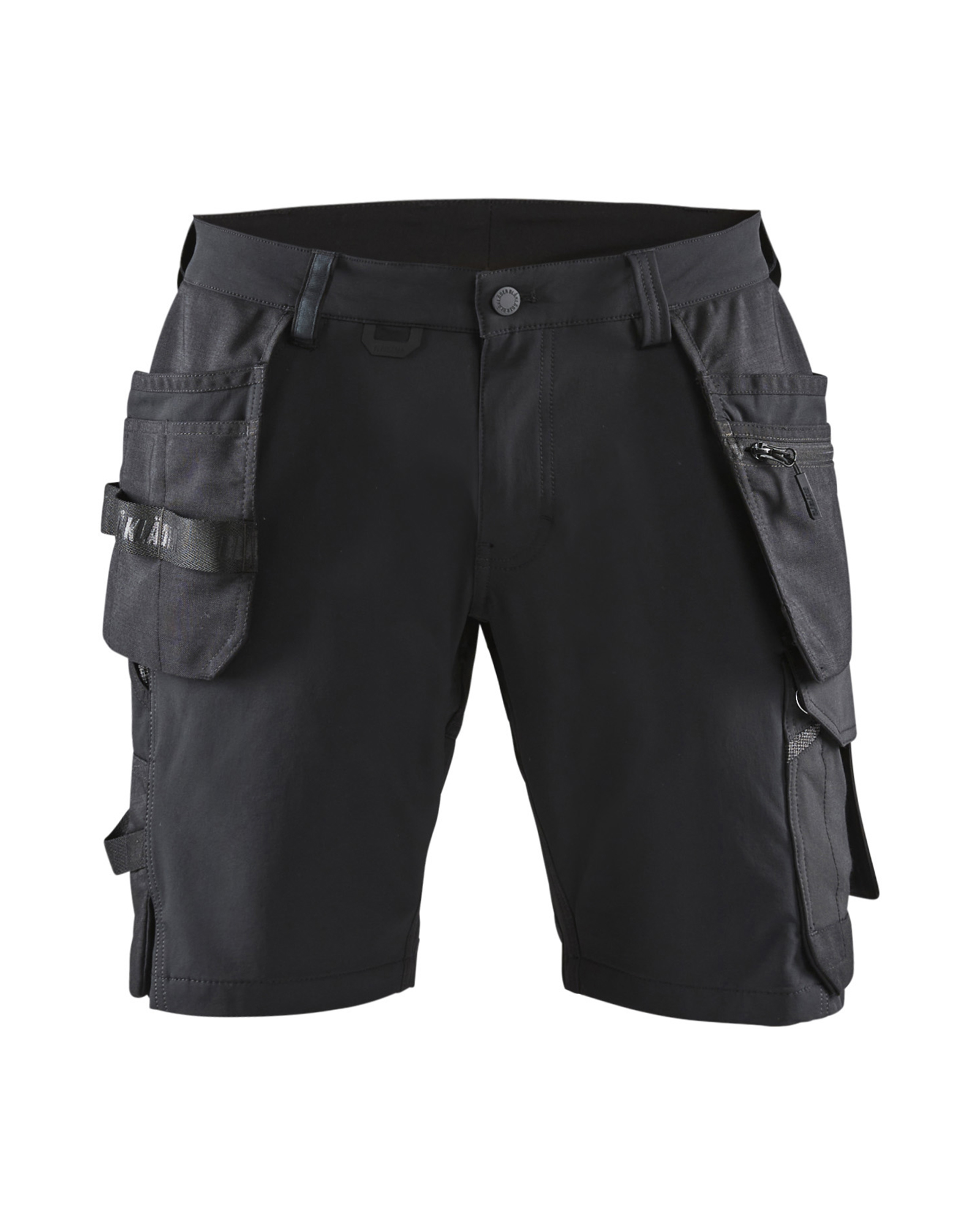 Blåkläder Short 4-weg stretch met gereedschapszakken 1520 - kleur Zwart/Donkergrijs
