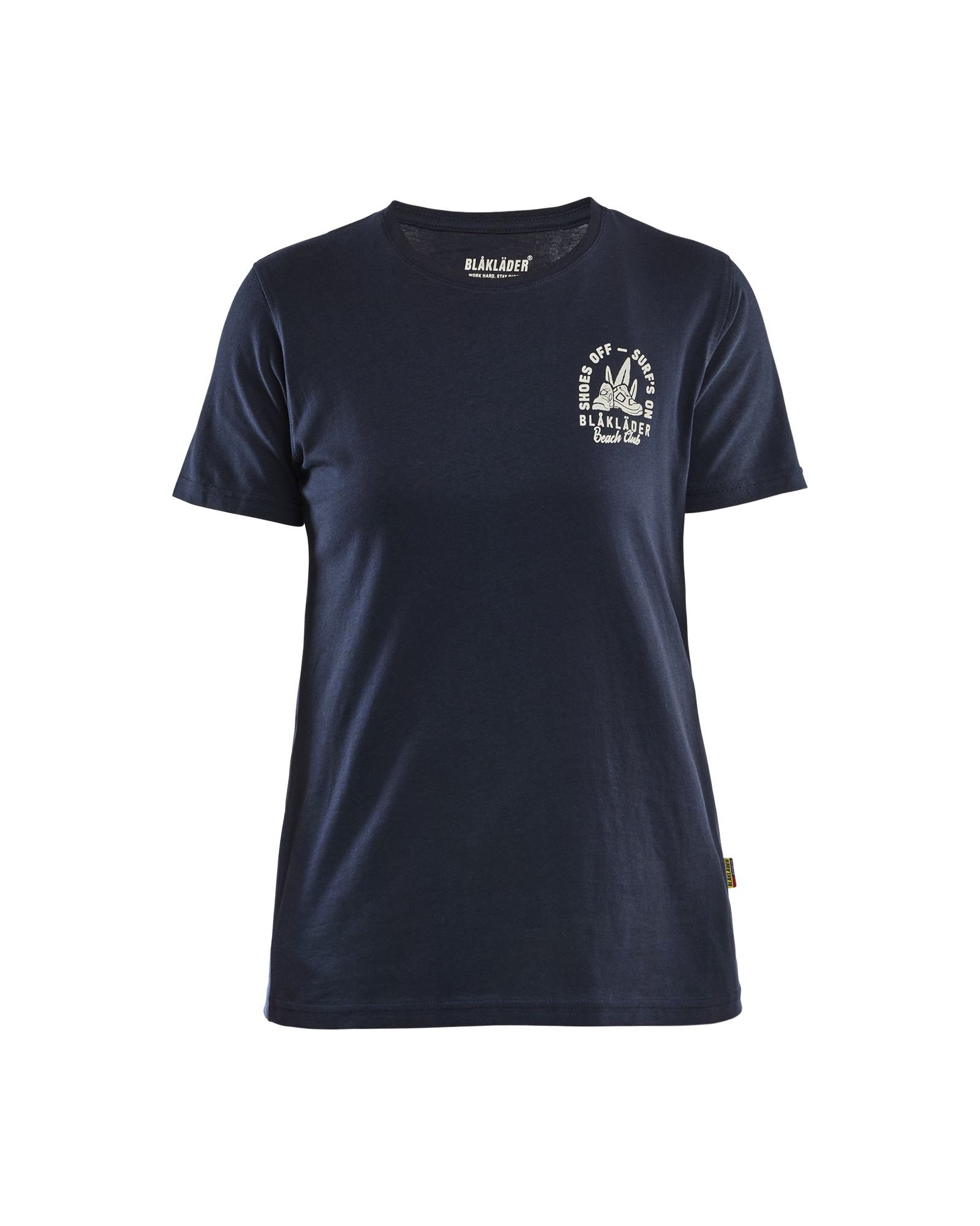 Blåkläder Dames T-shirt Blåkläder Beach Club 9417 - Donker Marineblauw voorkant