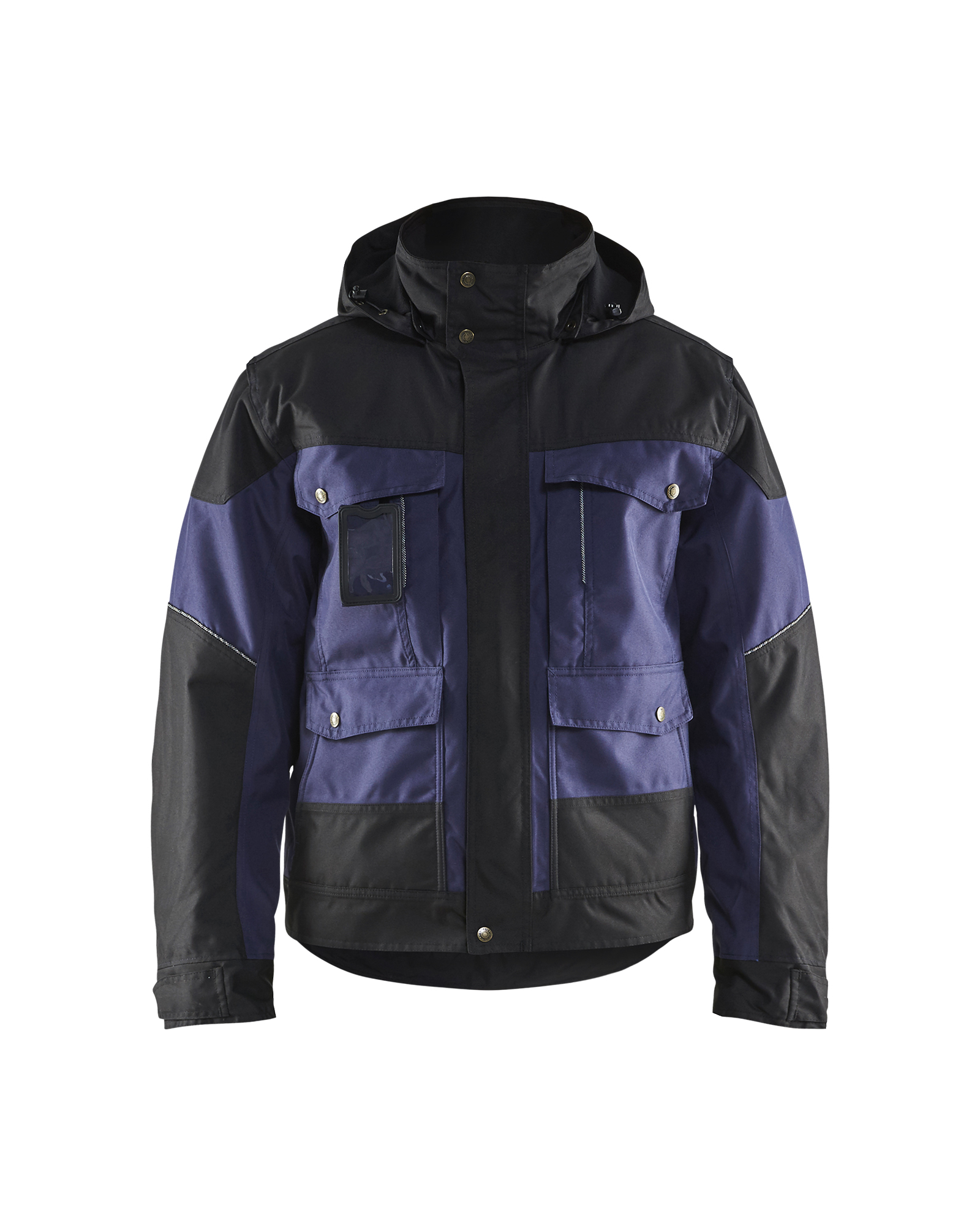 Blåkläder Winterjas 4886 - Marineblauw/Zwart voorkant