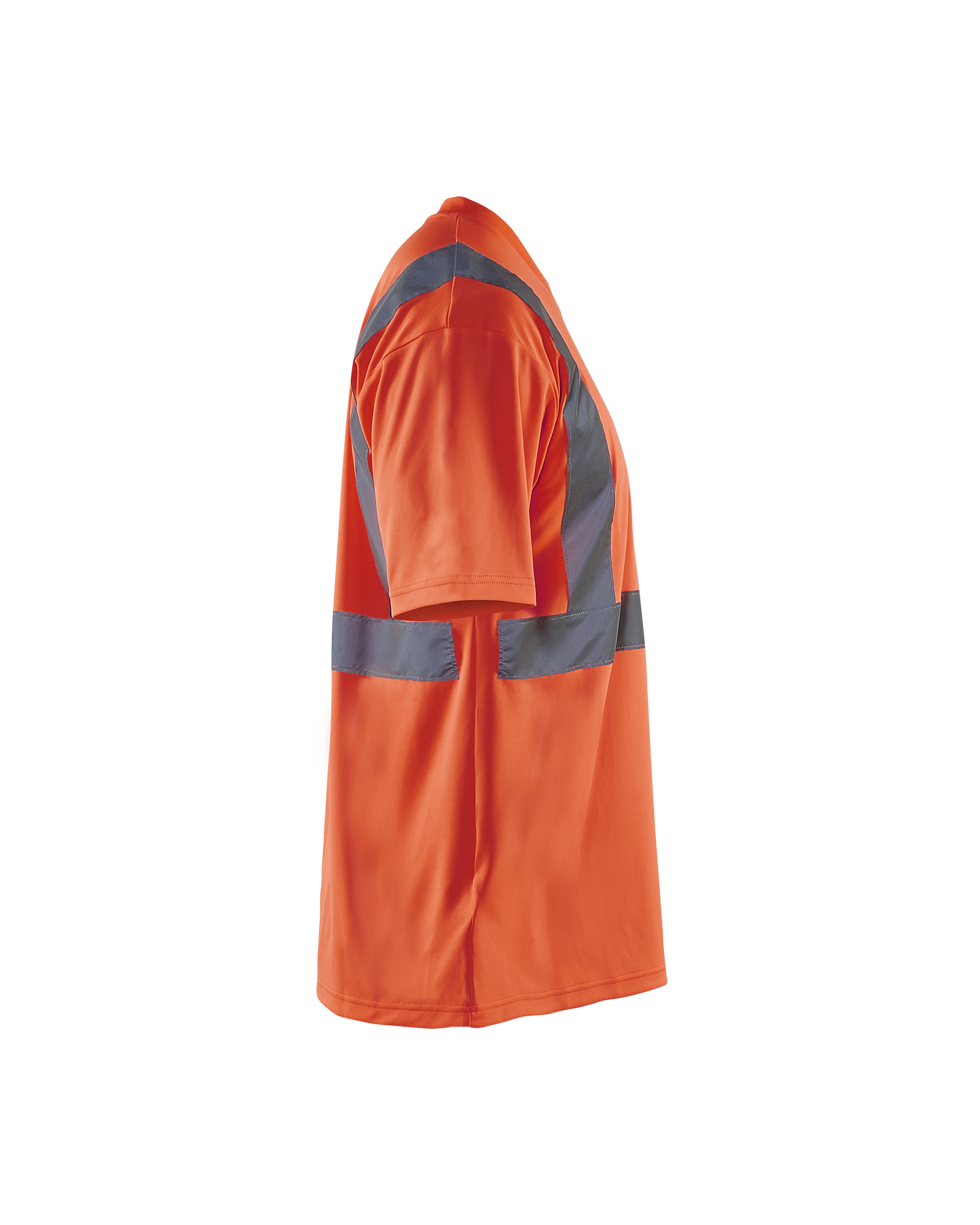 Blåkläder T-Shirt High Vis 3313 - High Vis Rood zijkant