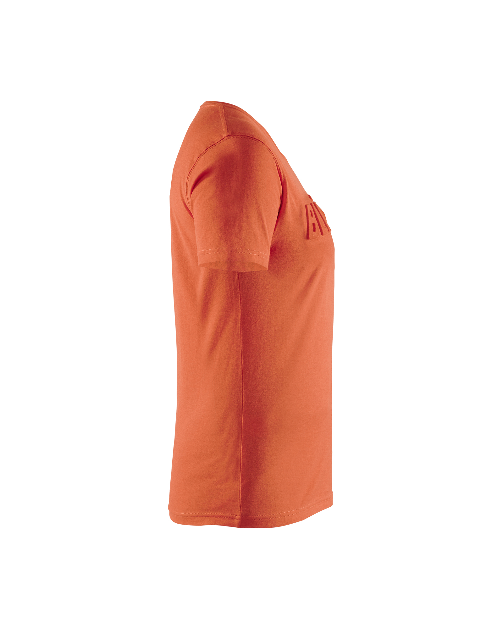 Blåkläder Dames T-shirt 3D 3431 - Oranjerood zijkant