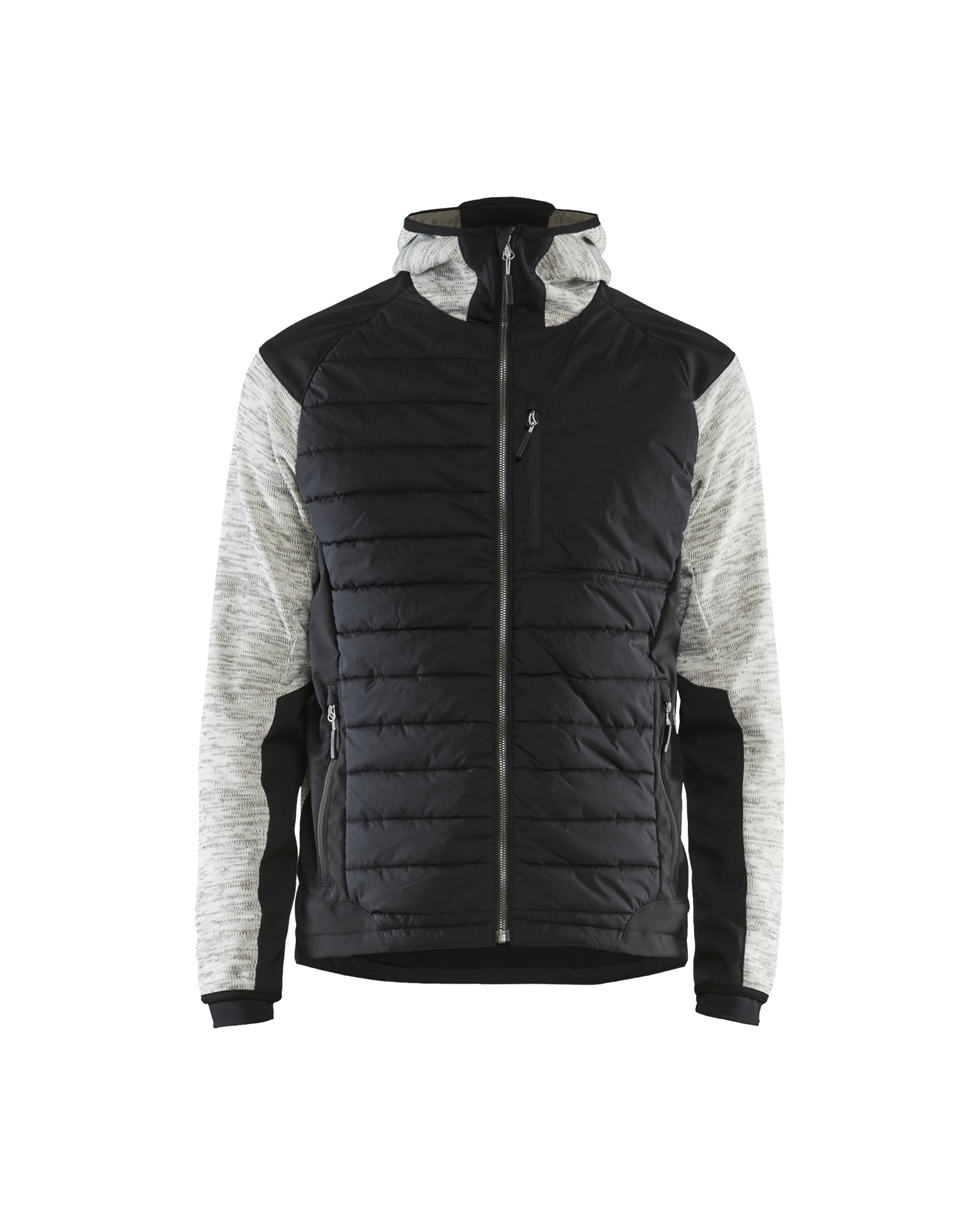 Blåkläder Hybride jack 5930 - Grijs mêlee/Zwart voorkant