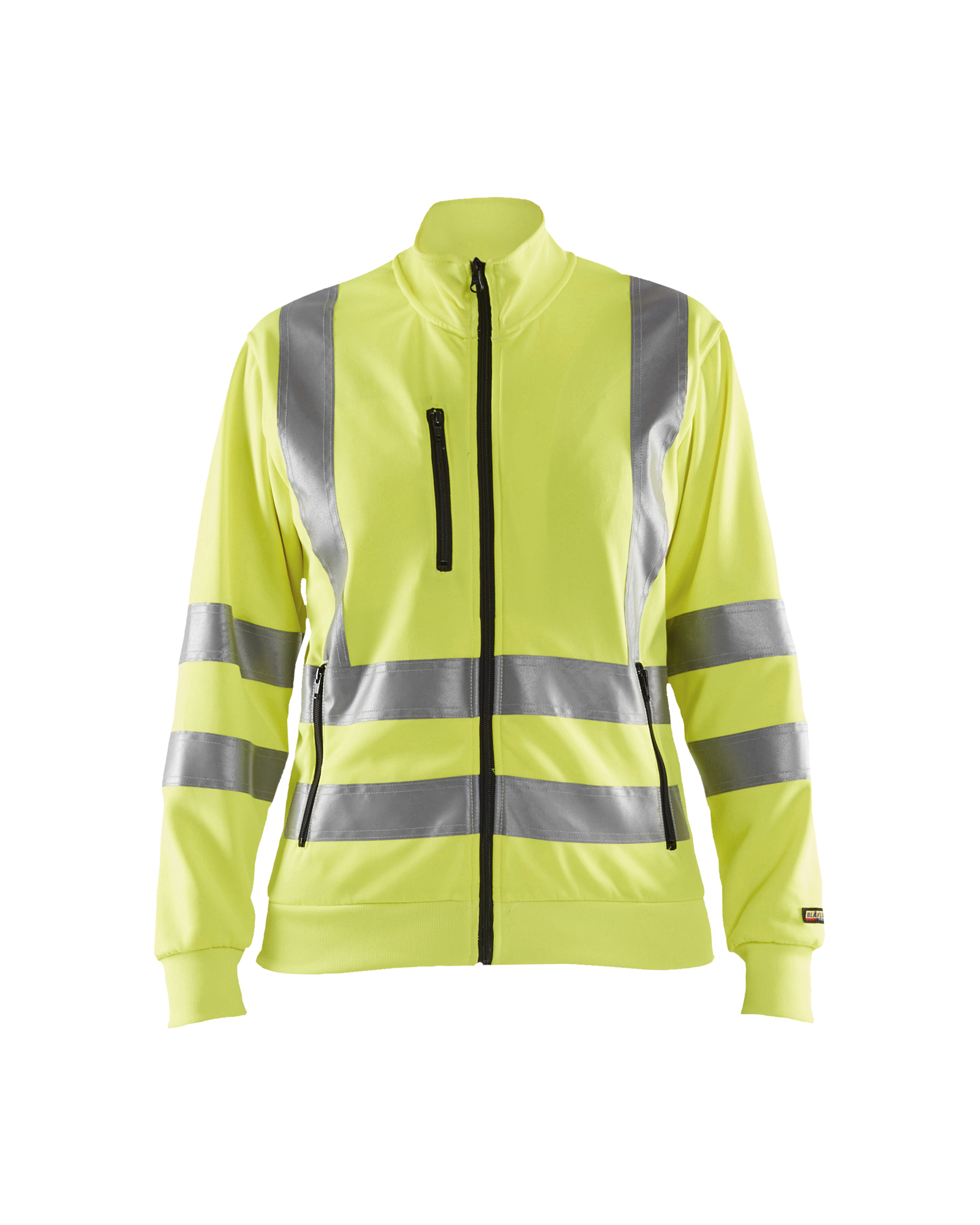 Blåkläder Dames Sweatshirt met rits High Vis 3308
