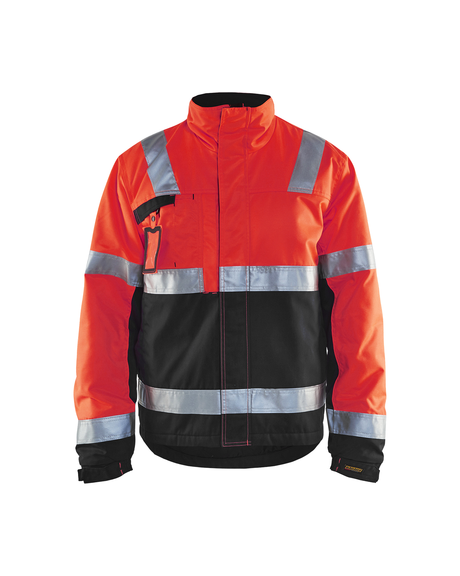Blåkläder Winterjas High Vis 4862 - High Vis Rood/Zwart voorkant