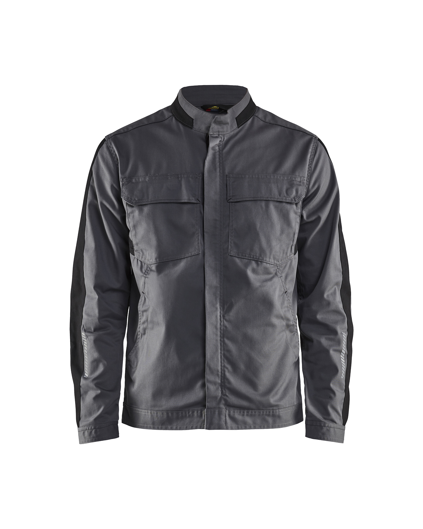 Blåkläder Industrie jack stretch 4444 - Medium grijs / Zwart voorkant