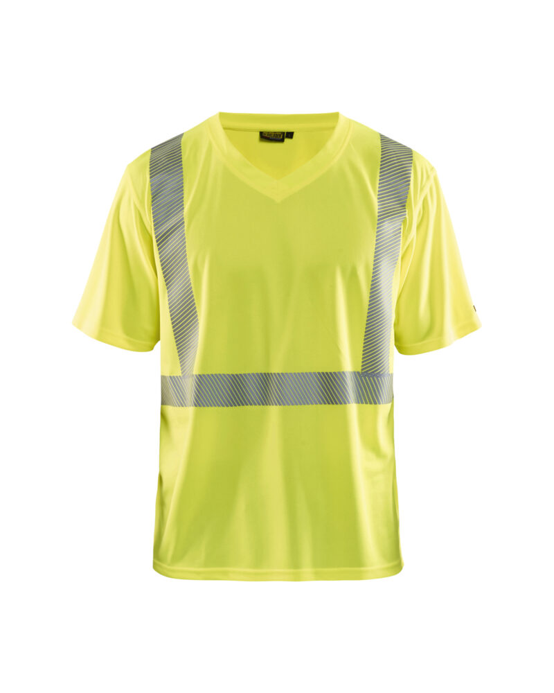 Blåkläder UV-T-shirt High Vis 3386 - High Vis Geel voorkant