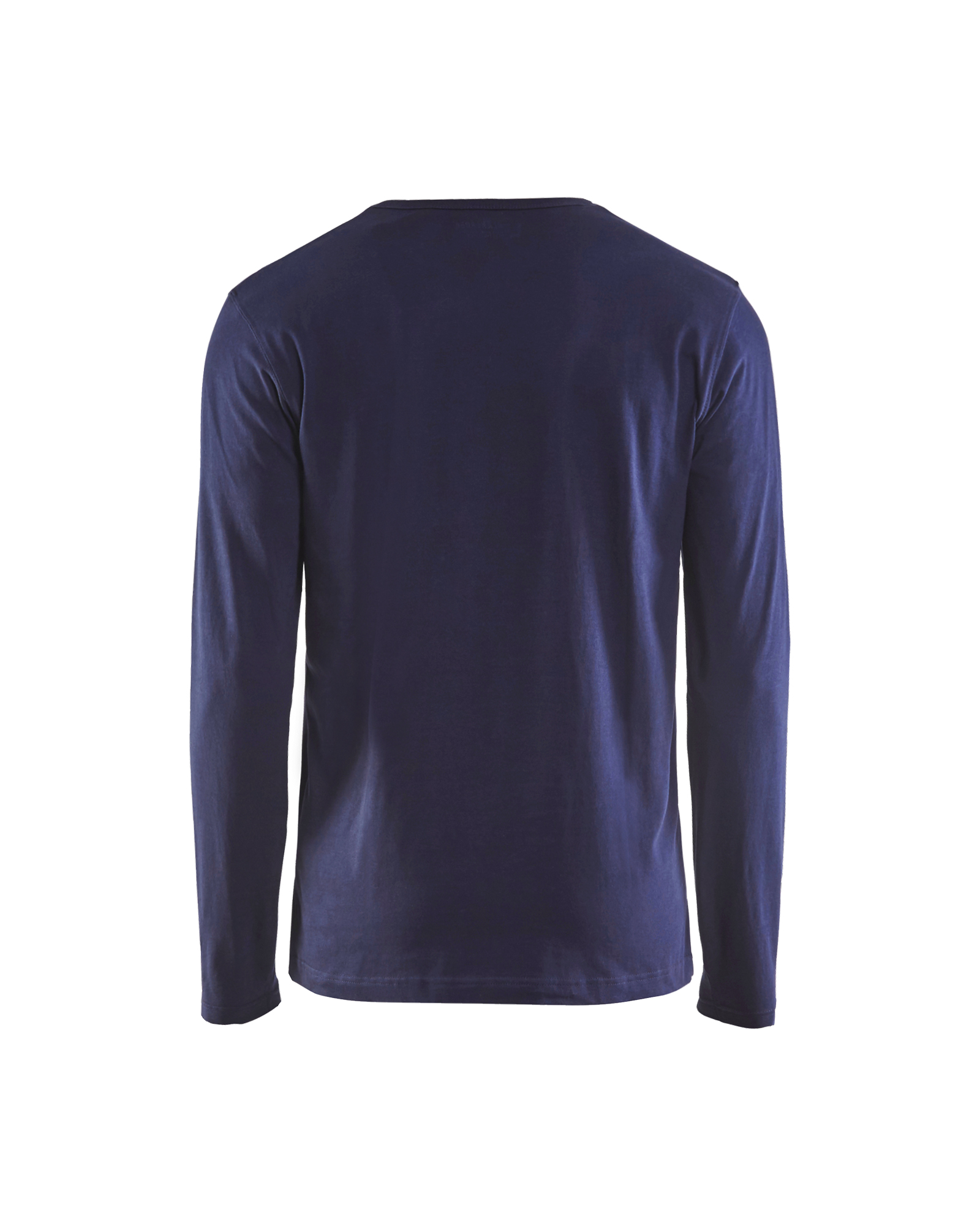Blåkläder T-shirt lange mouwen 3500 - Marineblauw achterkant