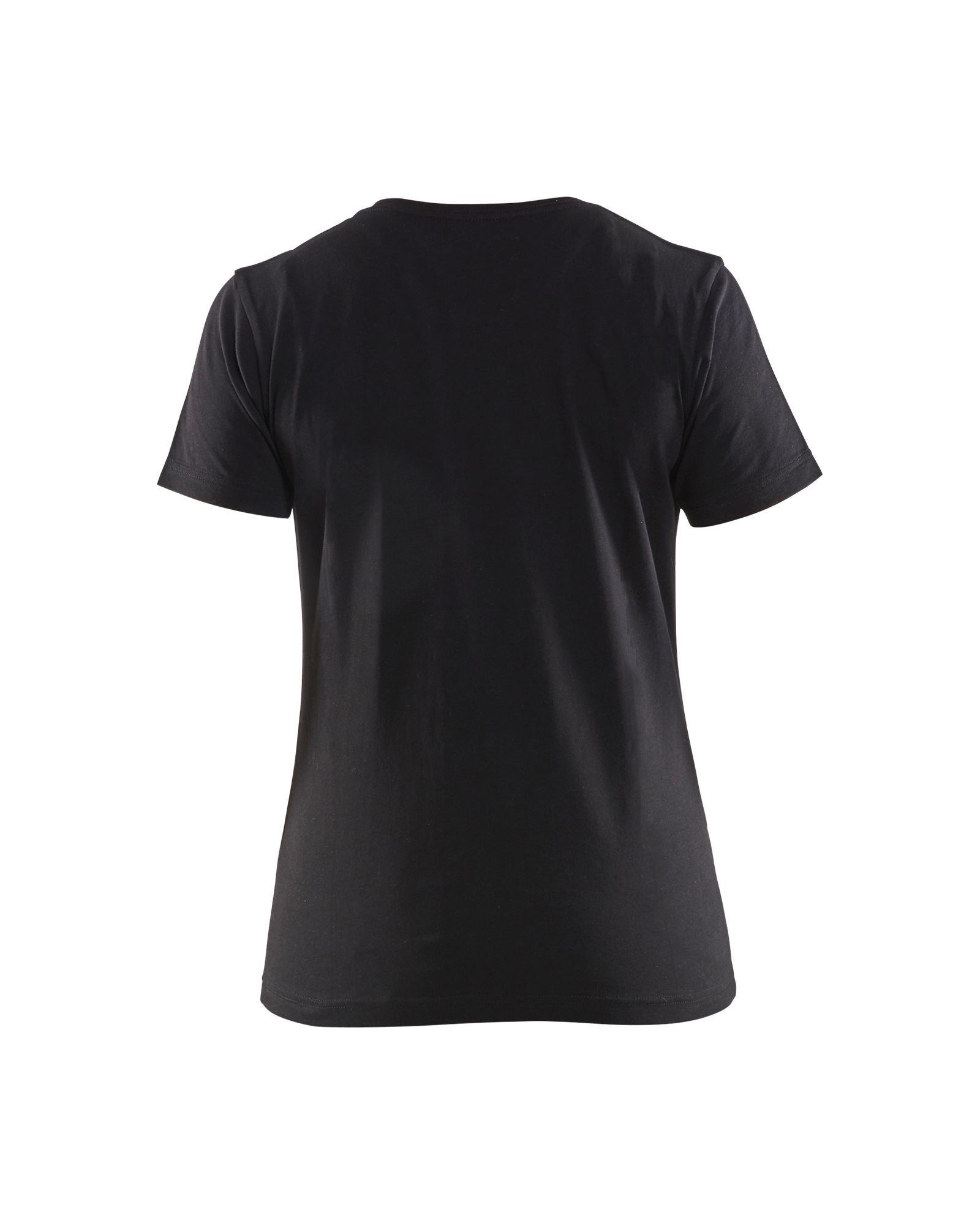 Blåkläder Dames T-shirt bi-colour 3479 - Zwart / High Vis Geel achterkant